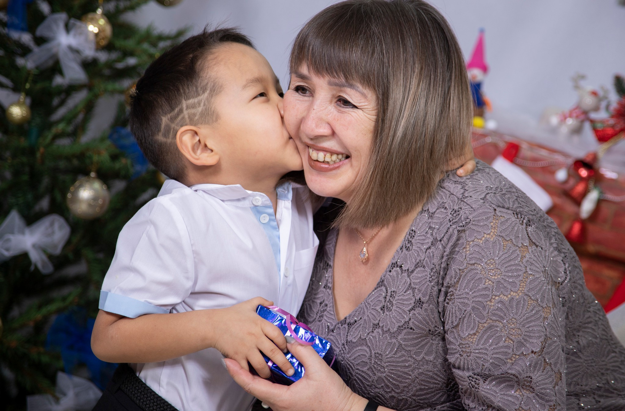 Семейная новогодняя фотосессия