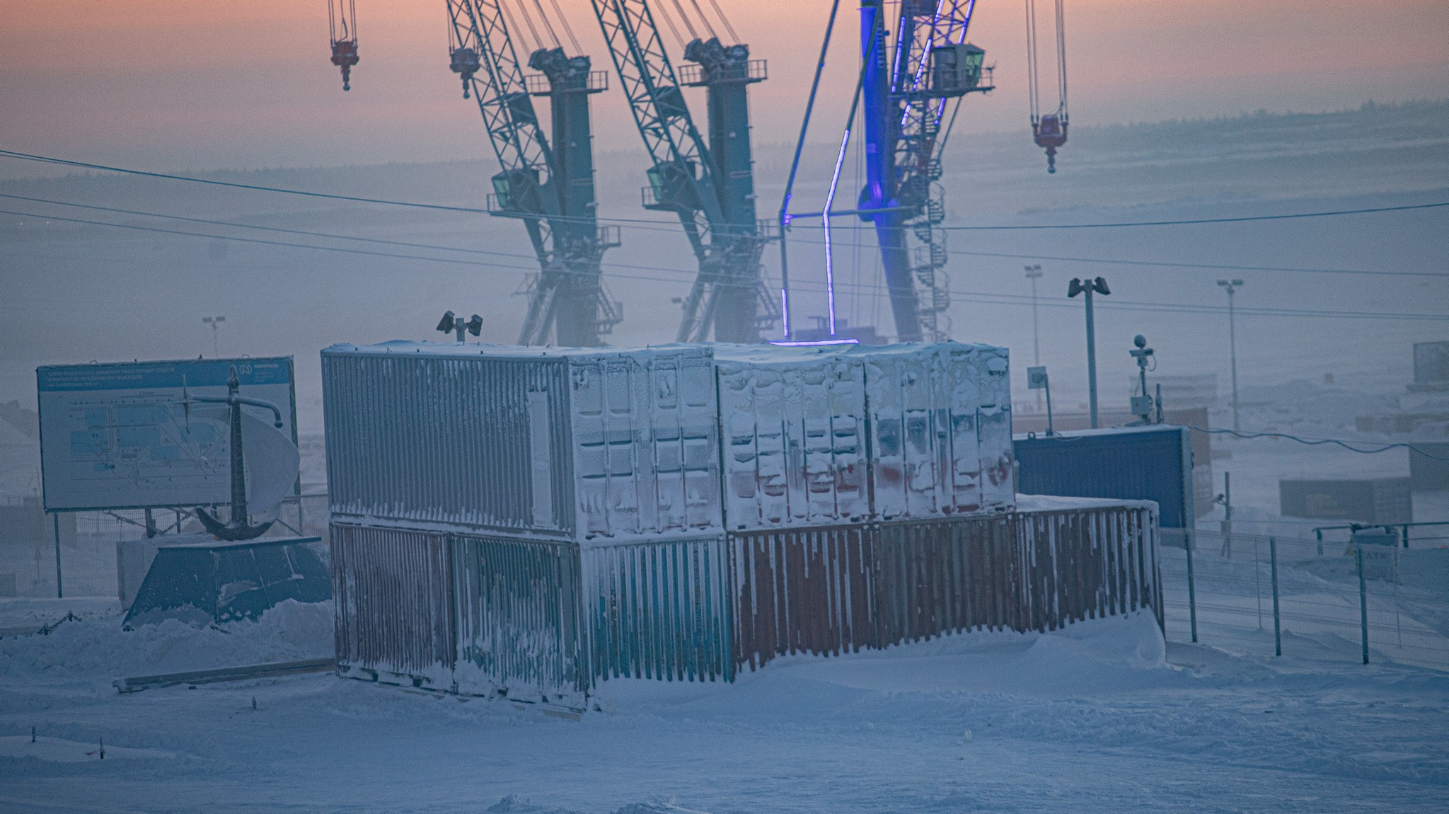 Дудинка -45 С. Фотограф Эдуард Алмадаков