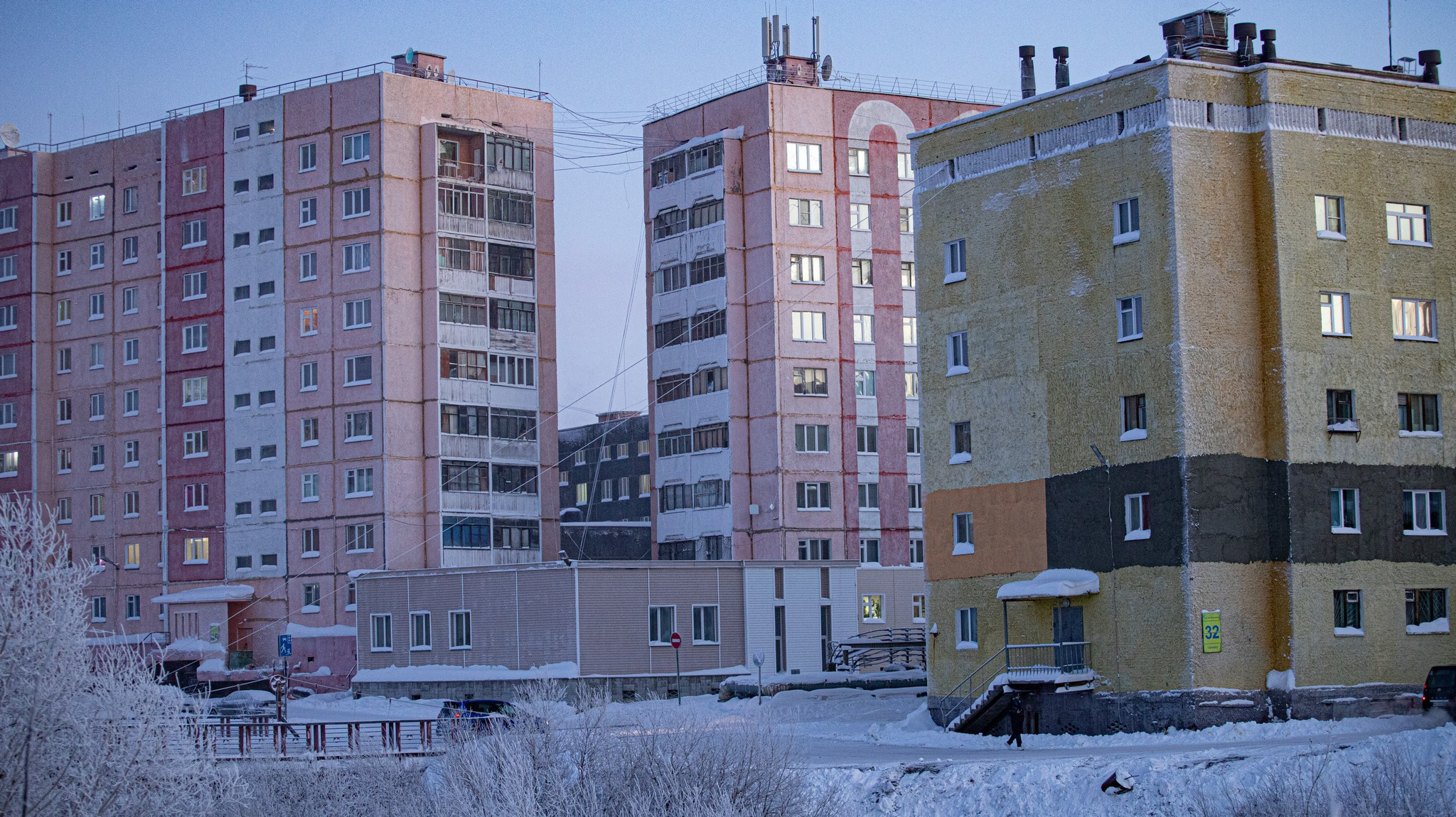 Дудинка -45 С. Фотограф Эдуард Алмадаков