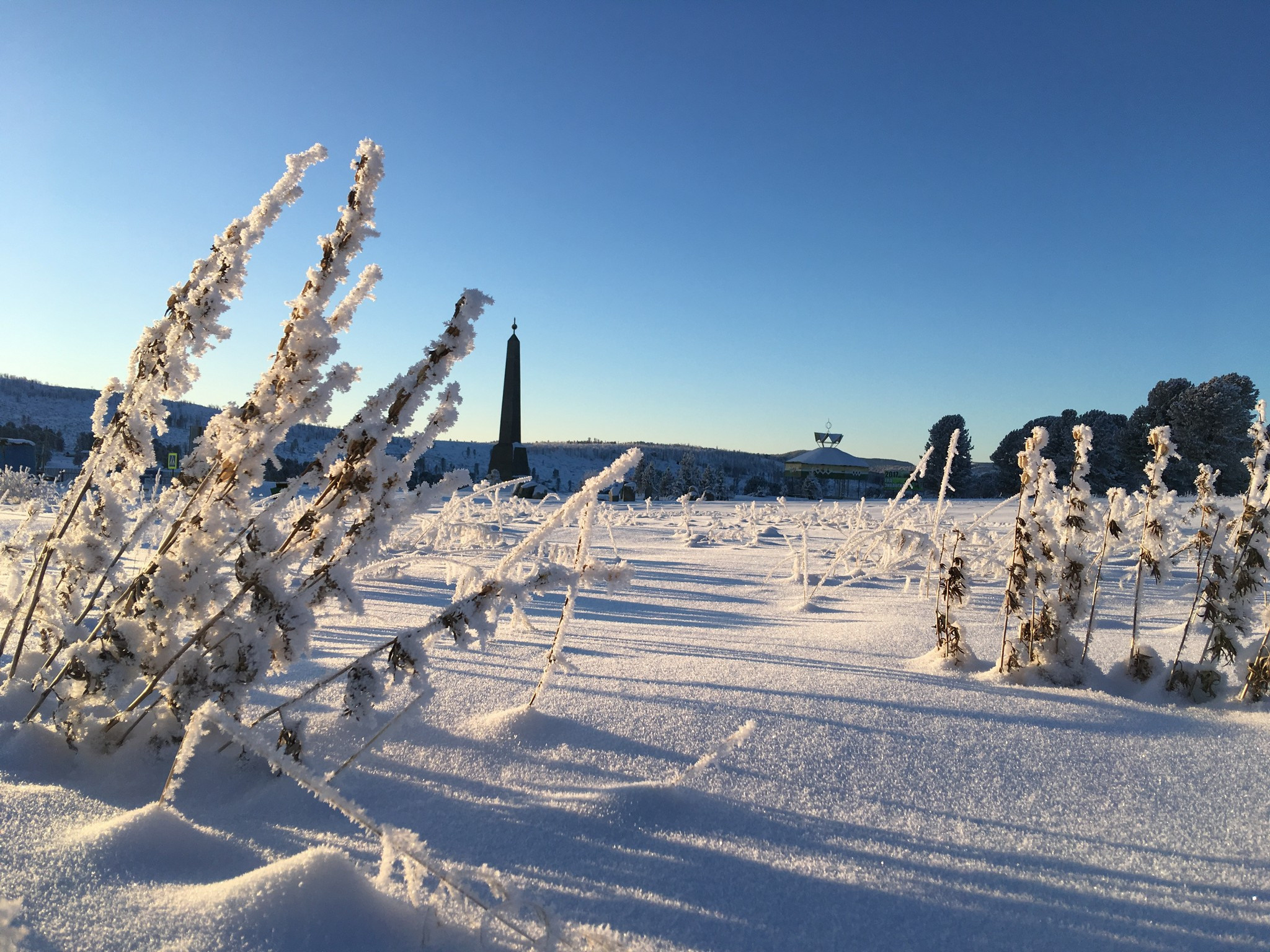 Семинский перевал зимой