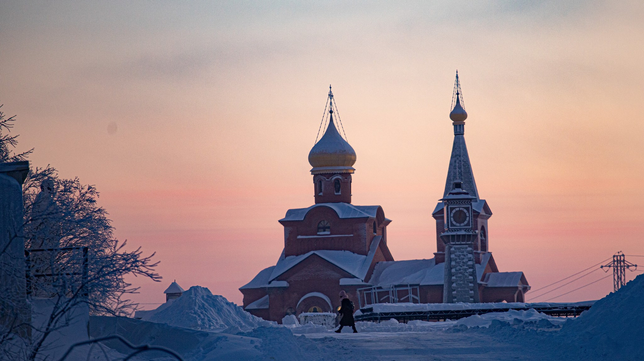Дудинка -45 С. Фотограф Эдуард Алмадаков