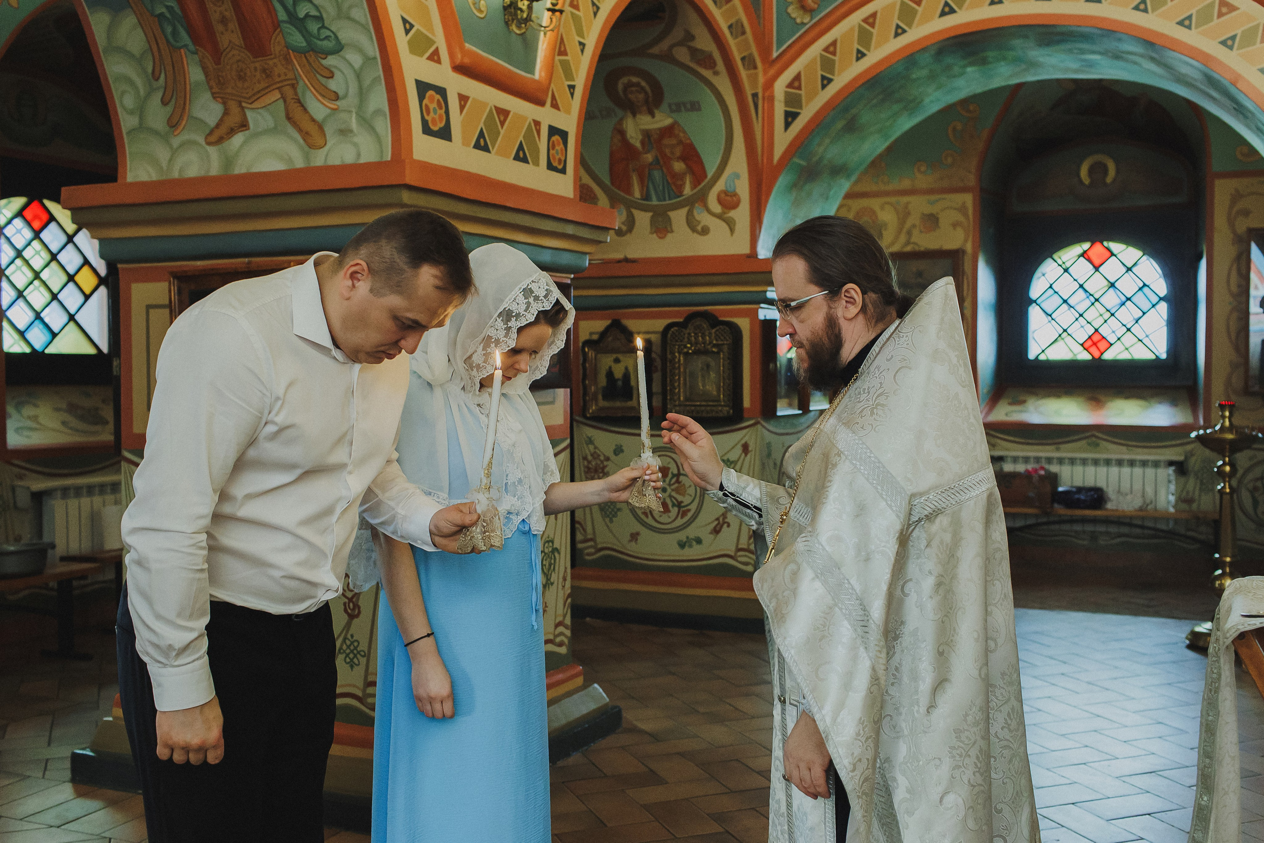 Фотосессия таинства венчания в Люберцах. Фотограф в Москве и Люберцах Анна Ушакова