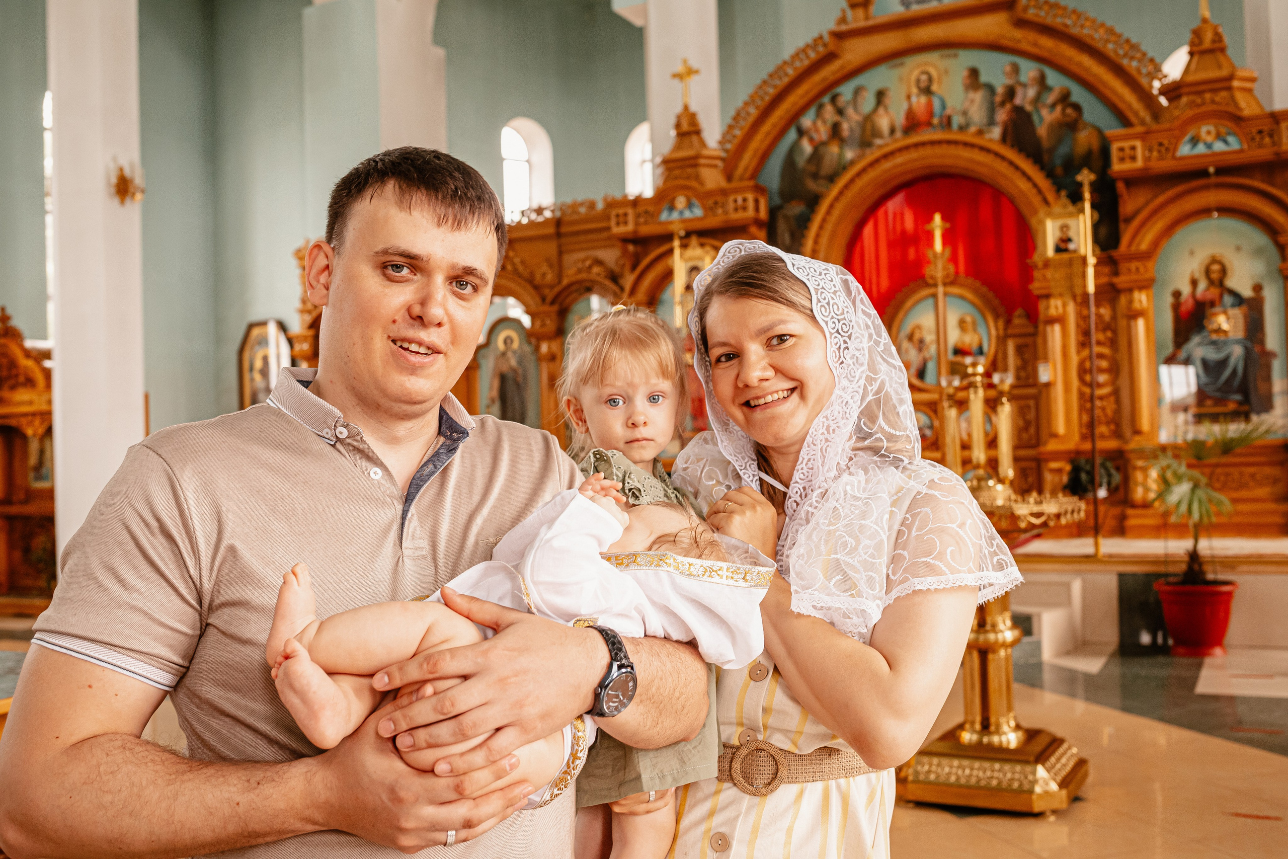 Крещение в Кропоткине. Свадебный фотограф Кропоткин Краснодар