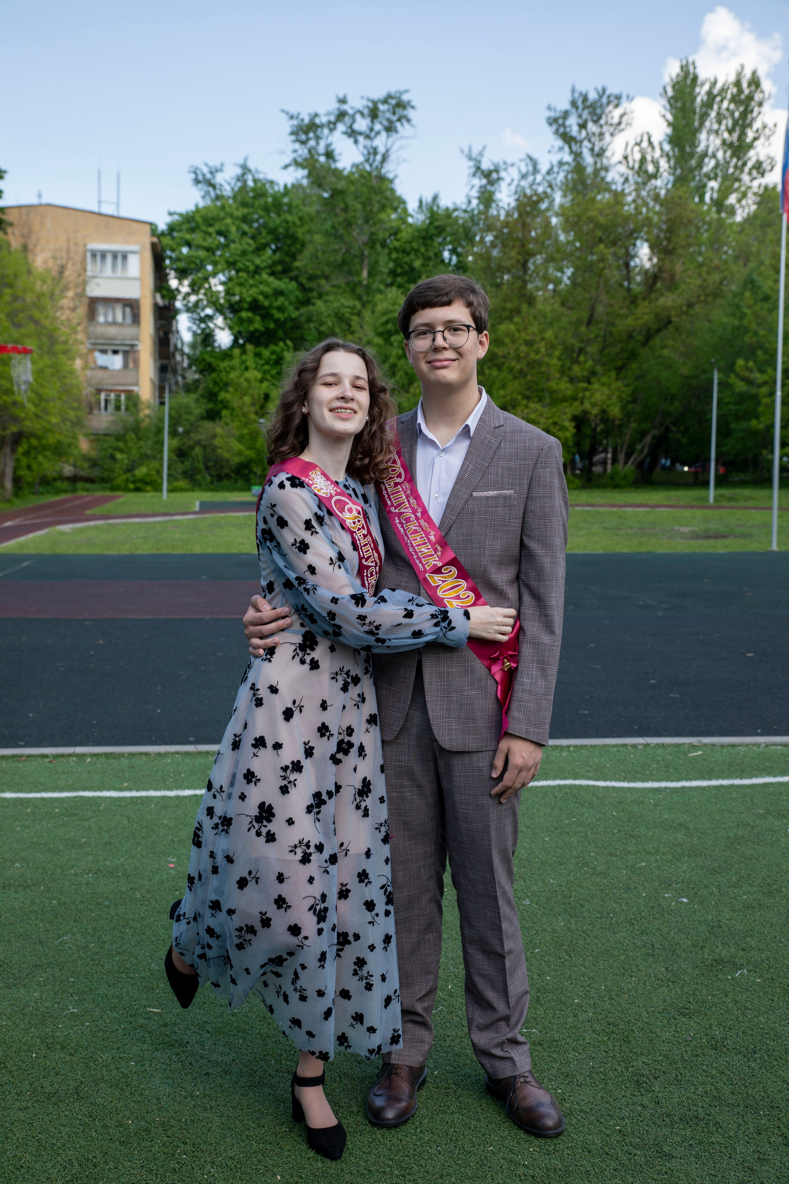 Последний звонок Школа Баренбаума 1517. Фотограф в Москве Яна Полосина