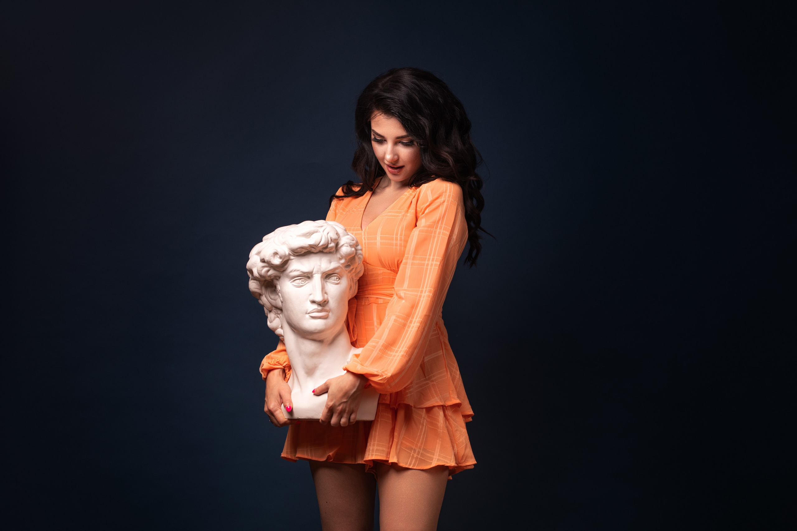 Фотосет с Кристиной в студии в интерьере в формате для «себя»