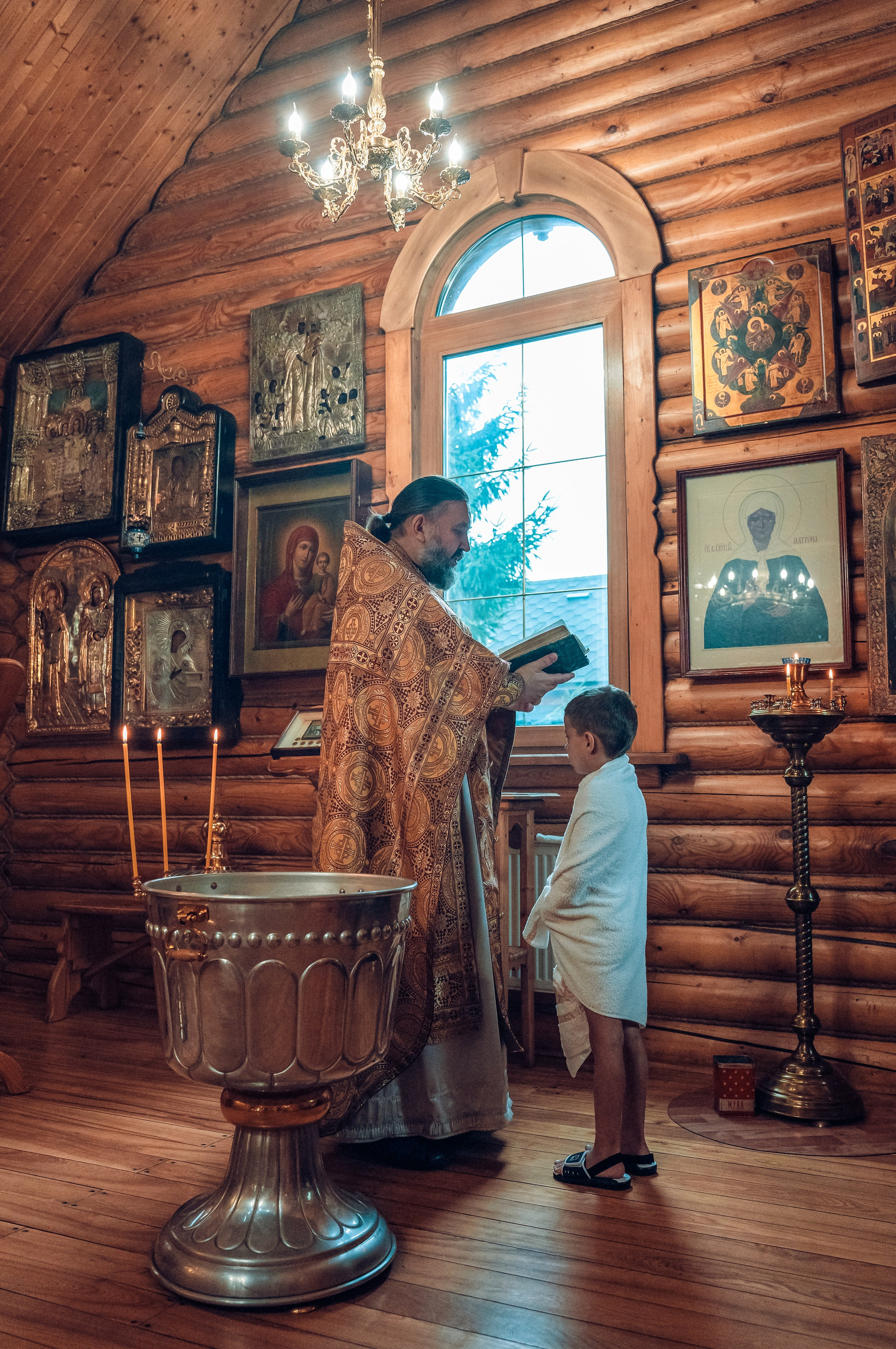Таинство Крещения (репортажная съемка). Moscow_CPC