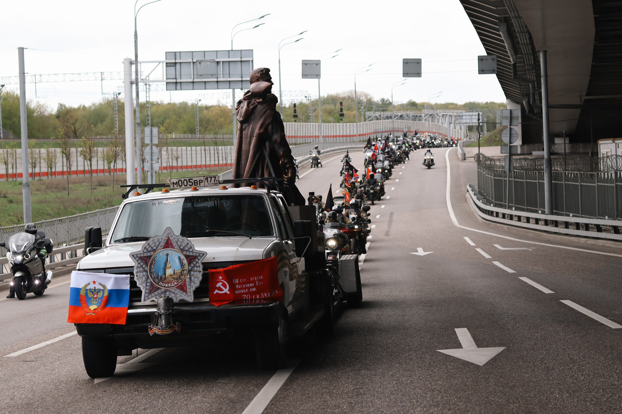Открытие мотосезона 2025 «Ночные Волки"/ Москва. Репортажный фотограф в Москве и Зеленограде Karina-vozd