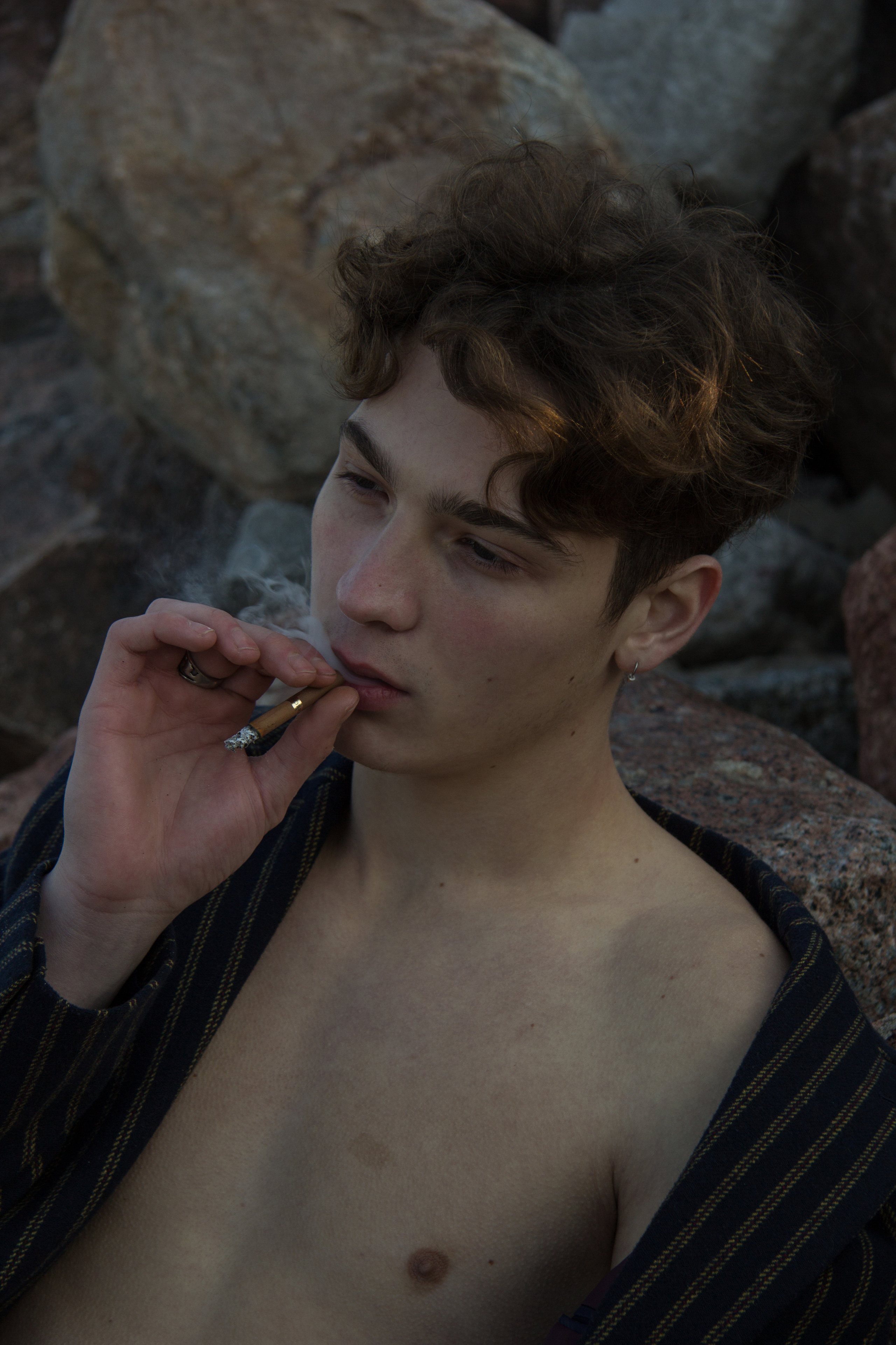 Даня на Балтийском море. Фотограф Анастасия Горлач в Калининграде