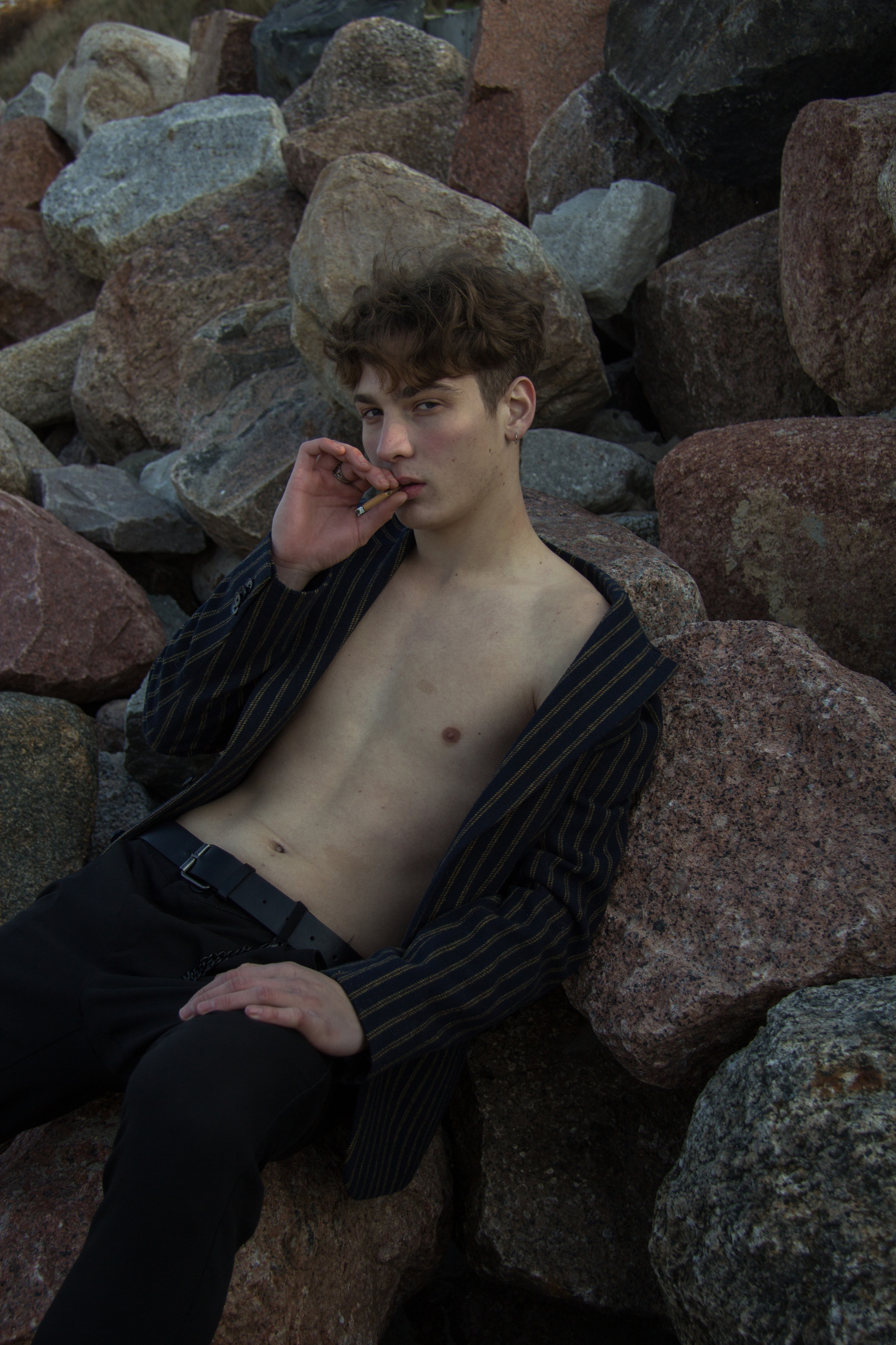 Даня на Балтийском море. Фотограф Анастасия Горлач в Калининграде