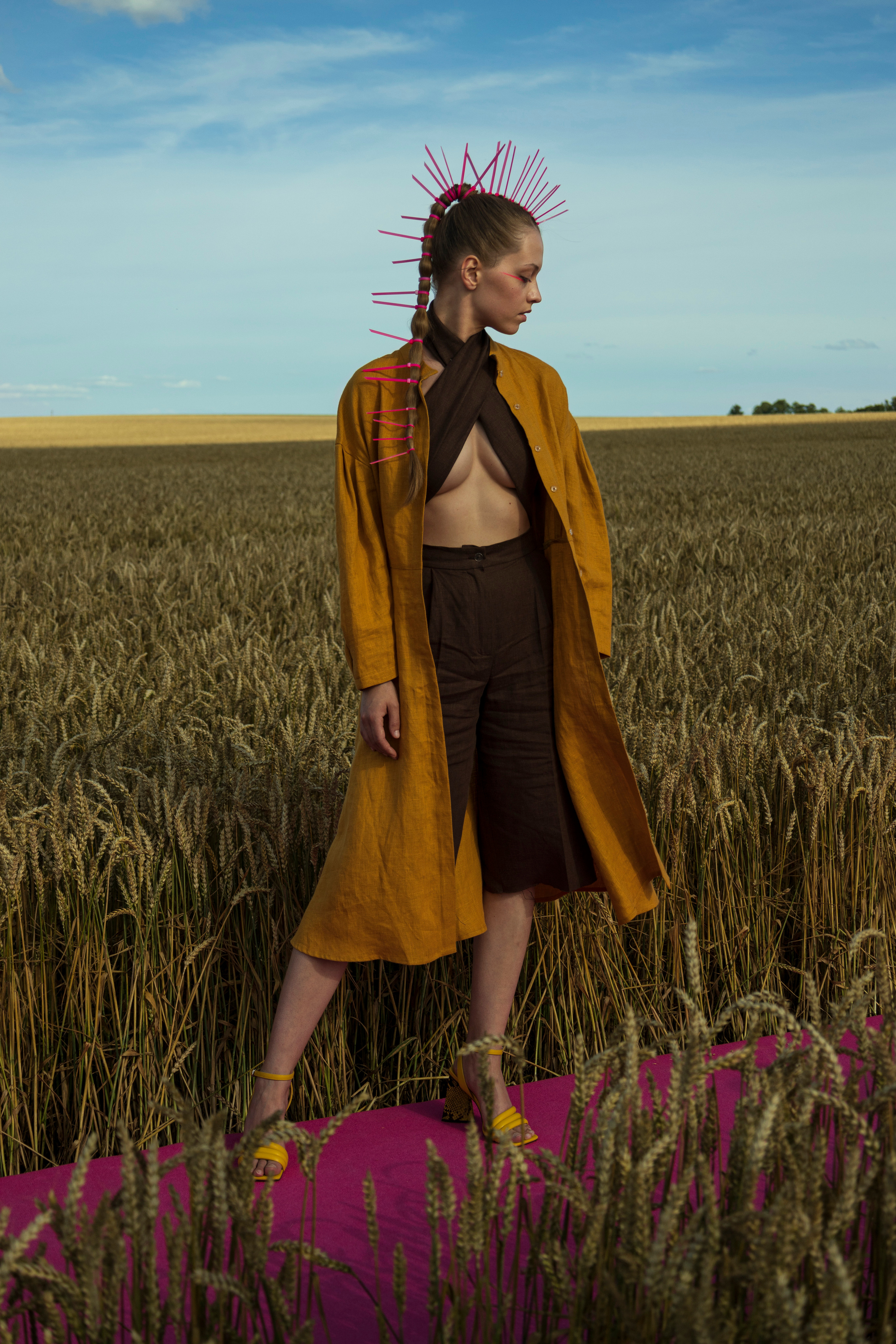 Показ на «Всероссийском дне поля — 2022». Фотограф Анастасия Горлач в Калининграде