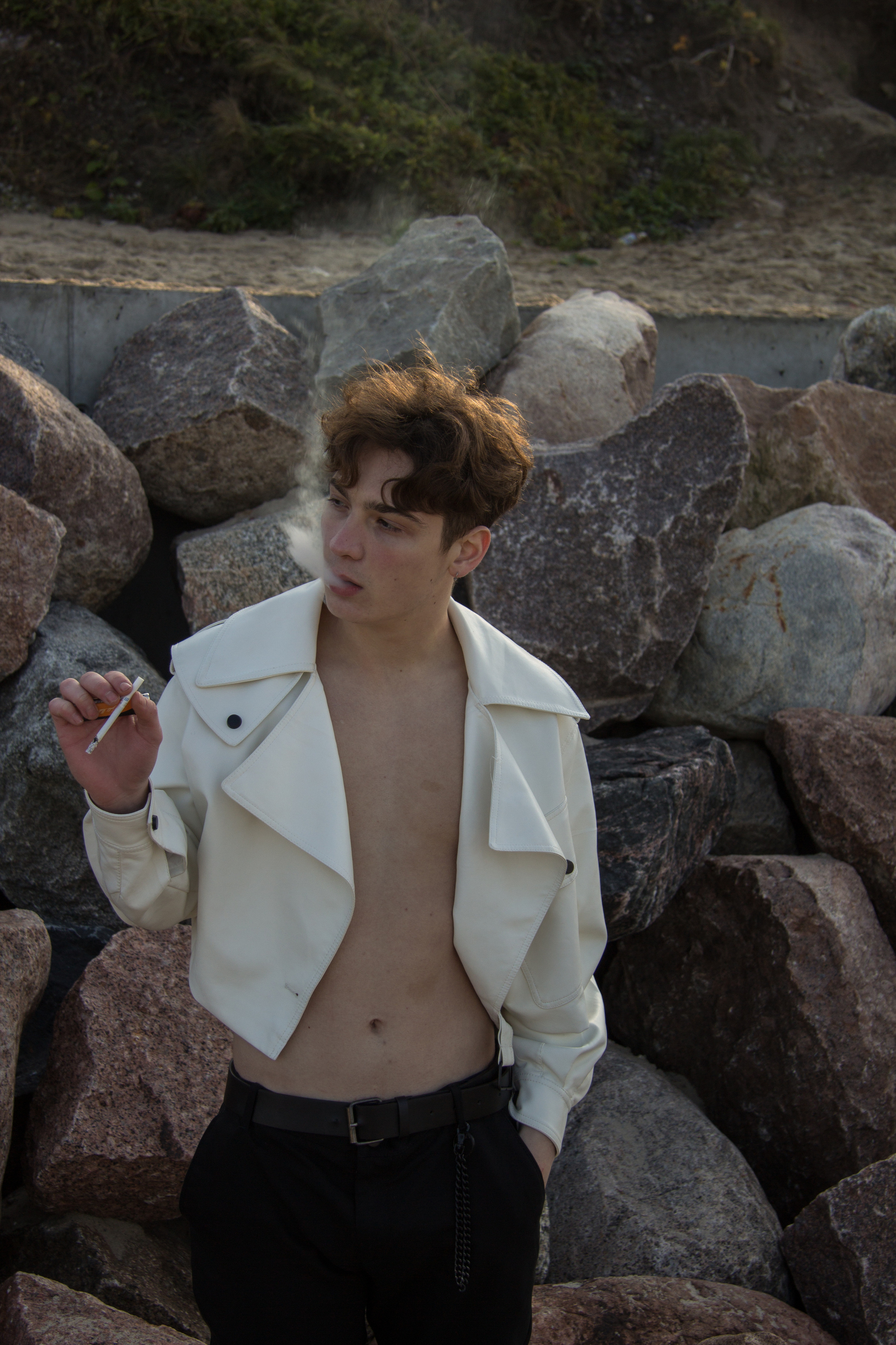 Даня на Балтийском море. Фотограф Анастасия Горлач в Калининграде