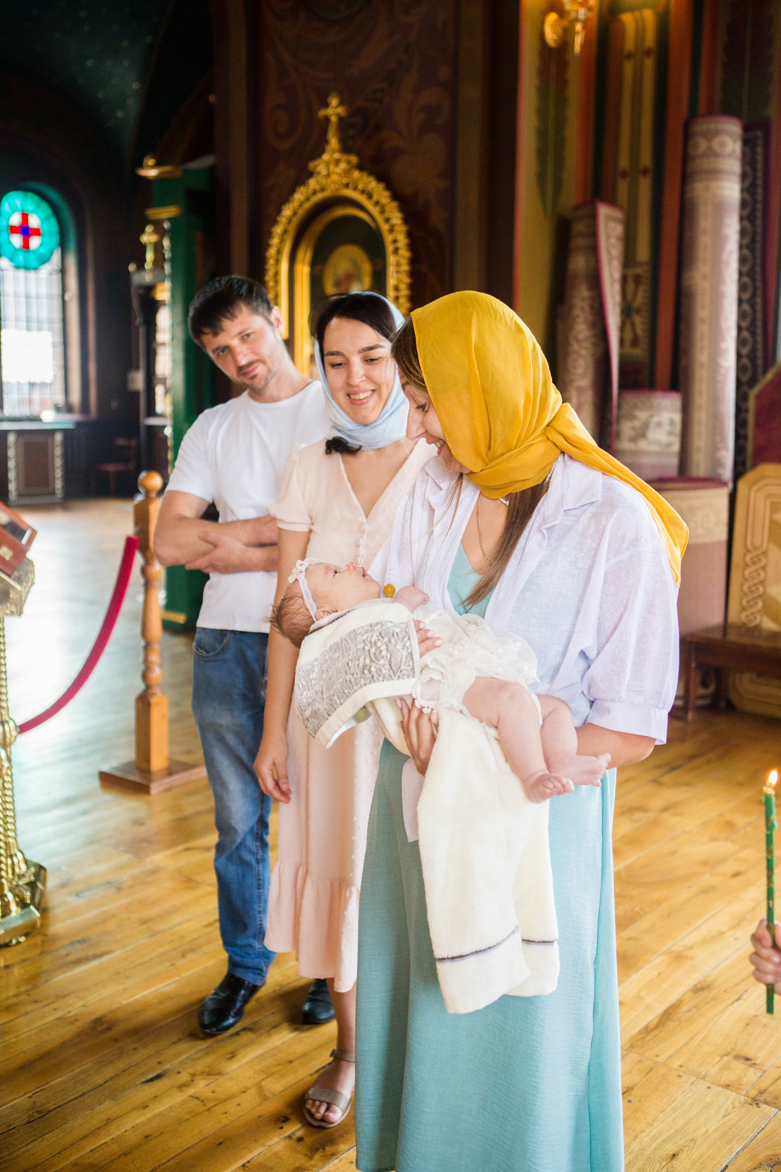 Крещение Анны. Свято-Троицкий собор. Свадебный семейный и детский фотограф в Краснодаре Карина Федоровская