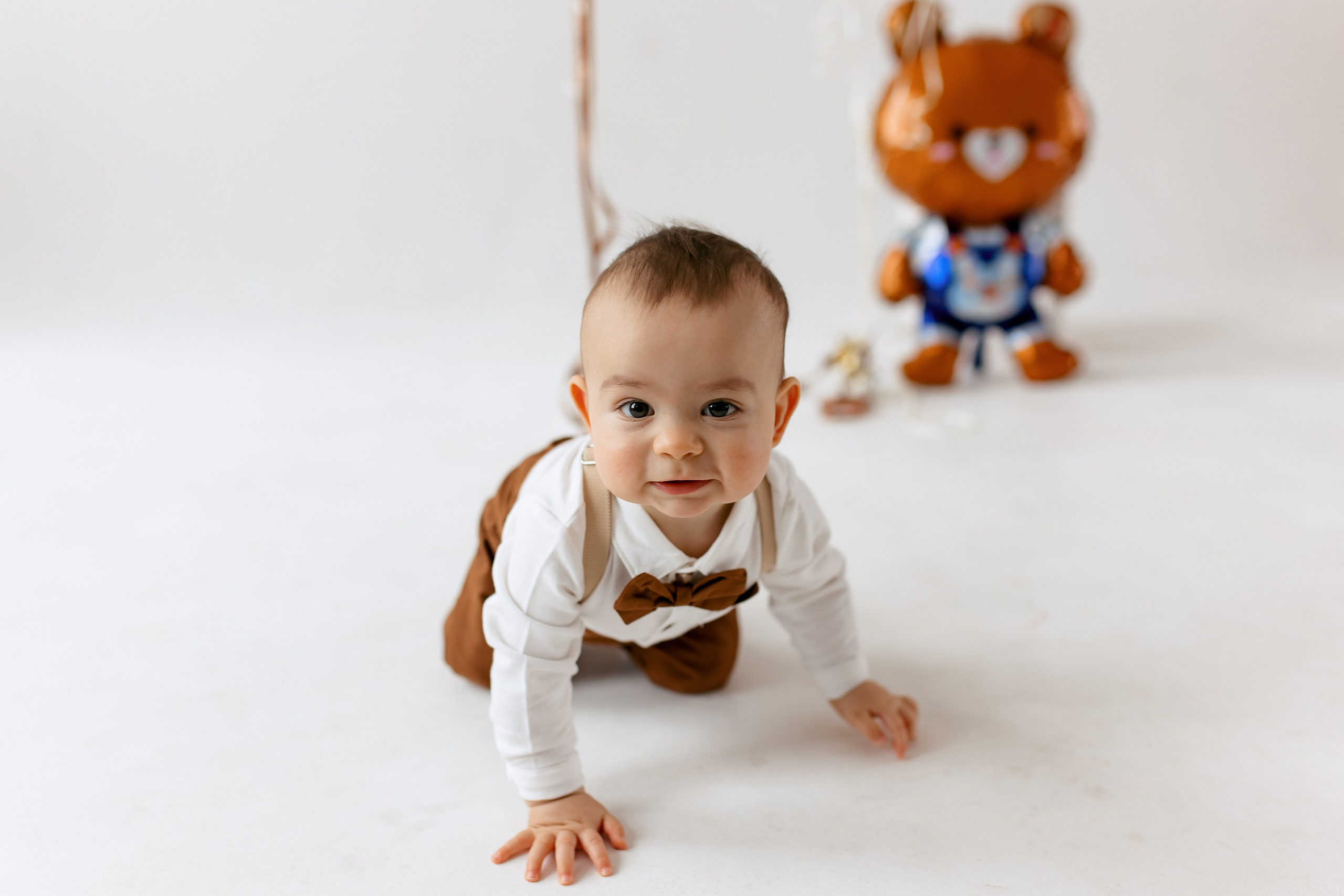 Мишка и шарики. Свадебный и портретный фотограф — Мария Костина