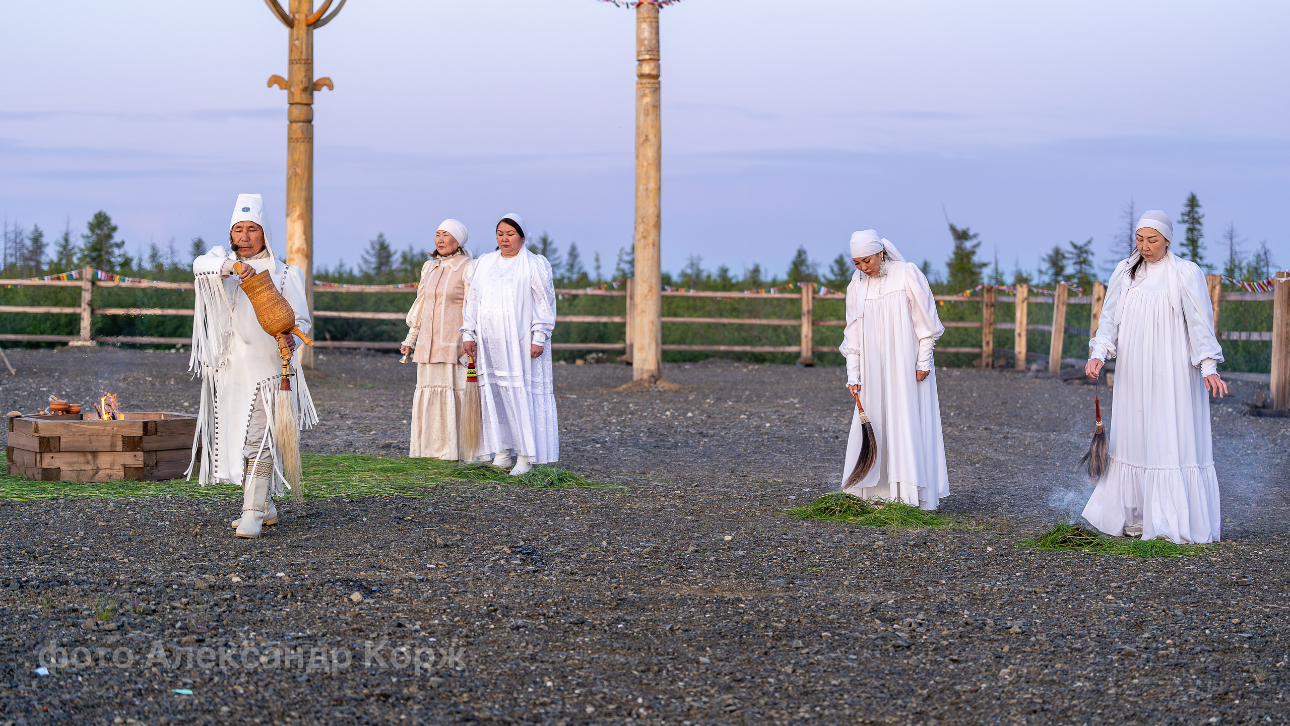 Празднование Ысыах! Восход солнца. Фотографии и видеосъемка, Айхал, Удачный, Якутия. Фотографии Айхал