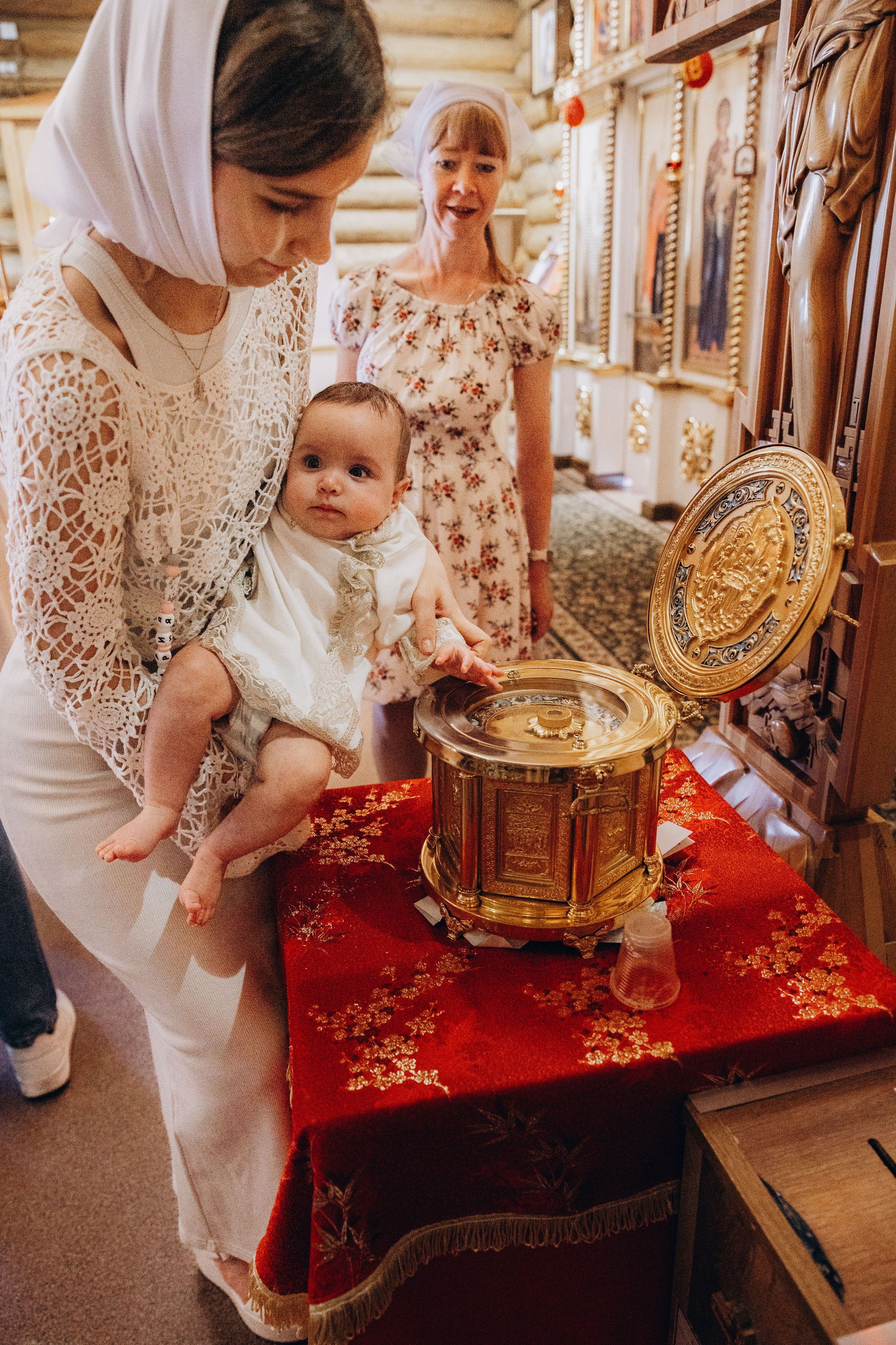 Крещение Даши и Маши. Семейный фотограф документалист в Пензе Лопатинская Татья