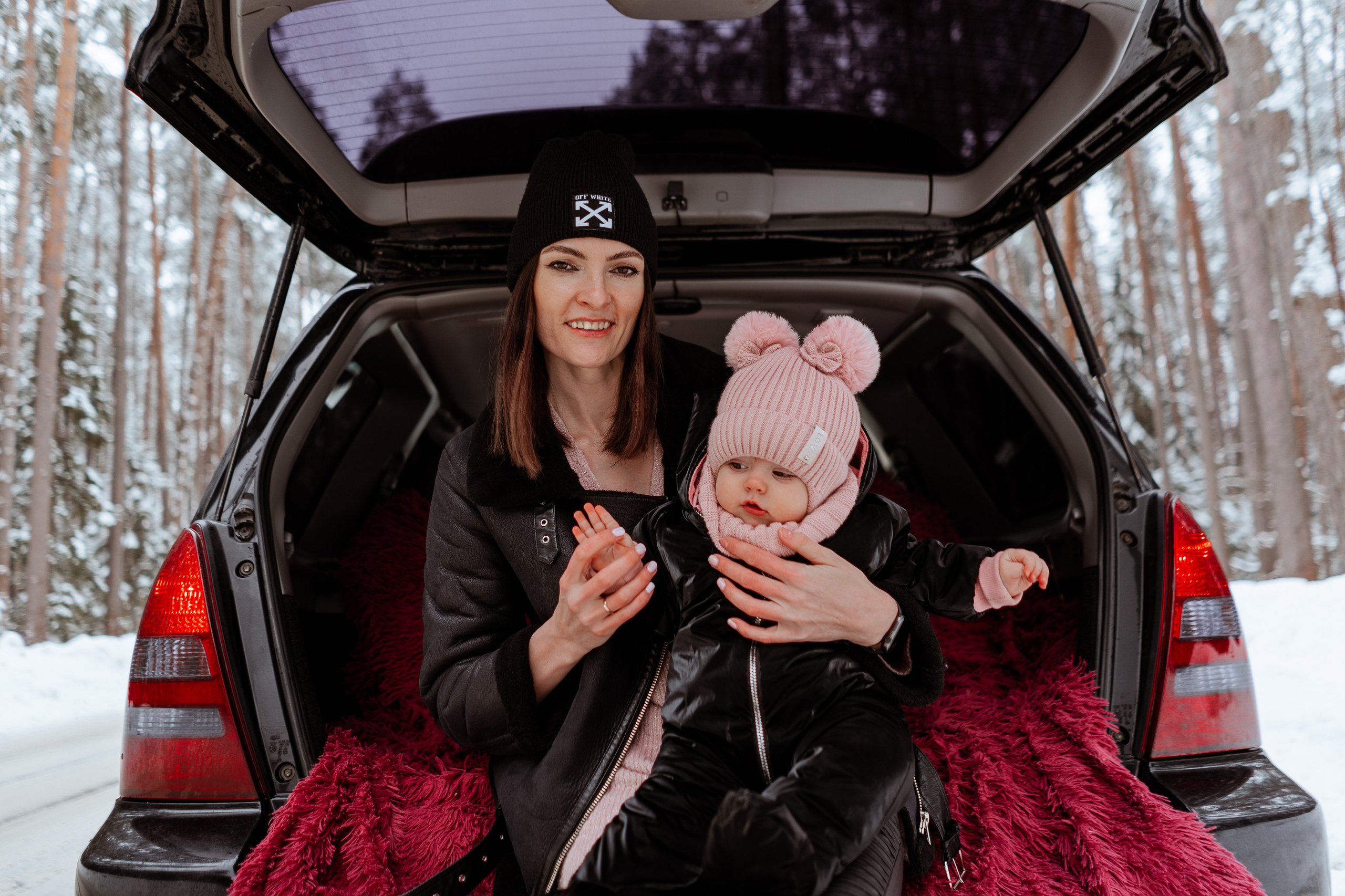 Семейная фотосессия Екатерины и малышки Даши в Калуге