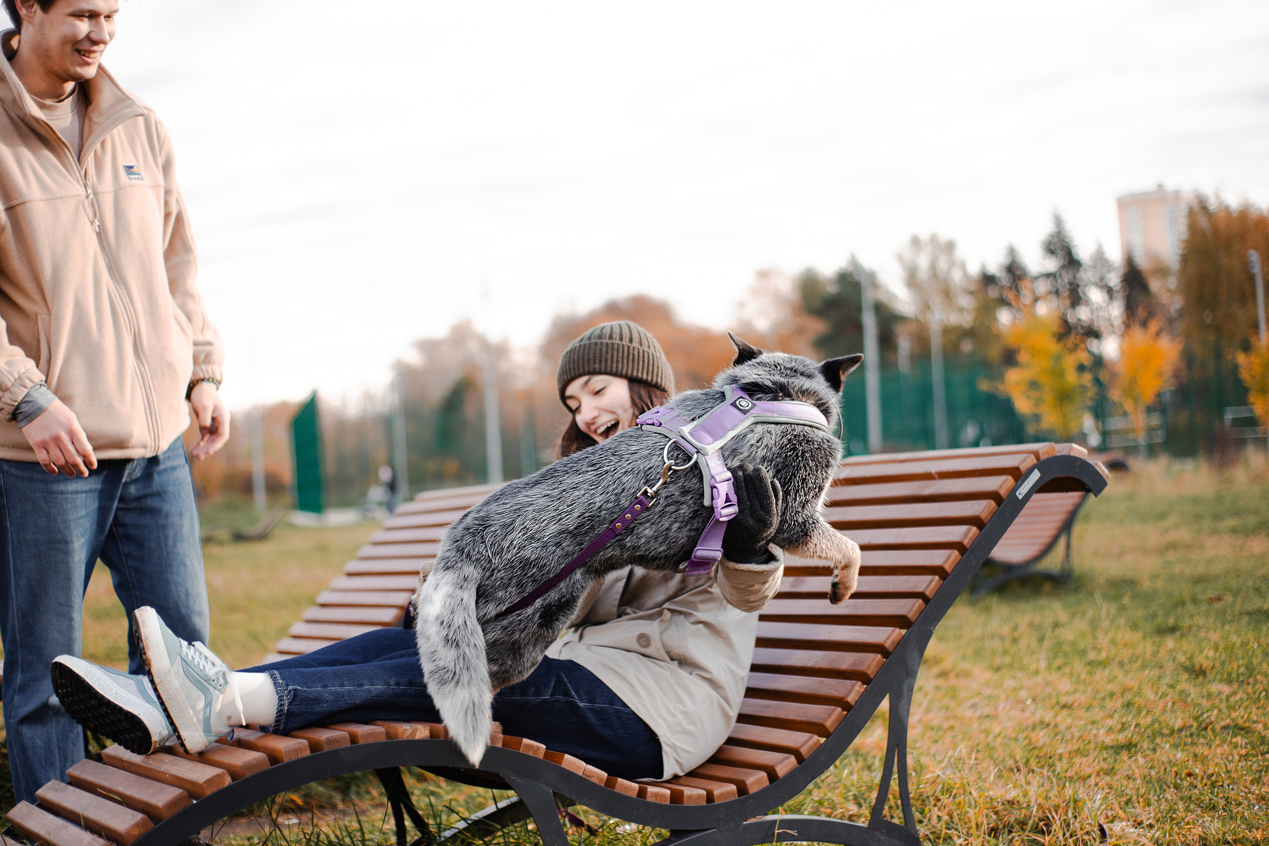 Юля, Антон и Лу. Фотограф-анималист Мария Баркевич | Москва