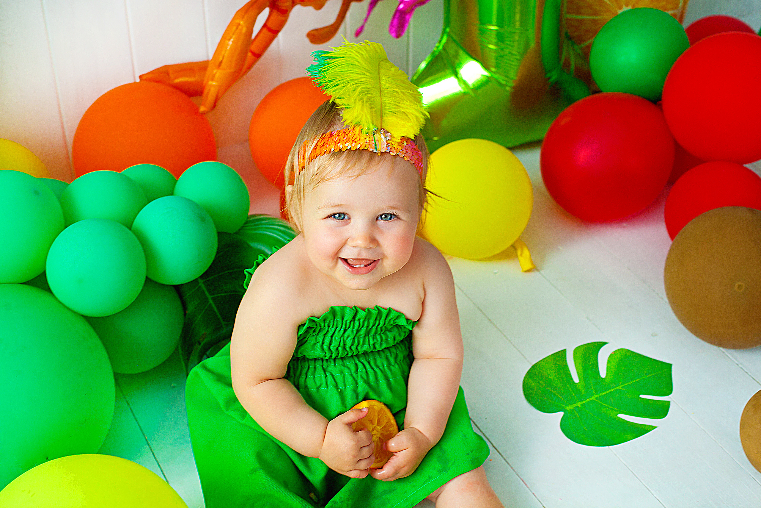 Съемка мне 1 годик. Фотограф новорожденных и детей до года в Новосибирске Ka