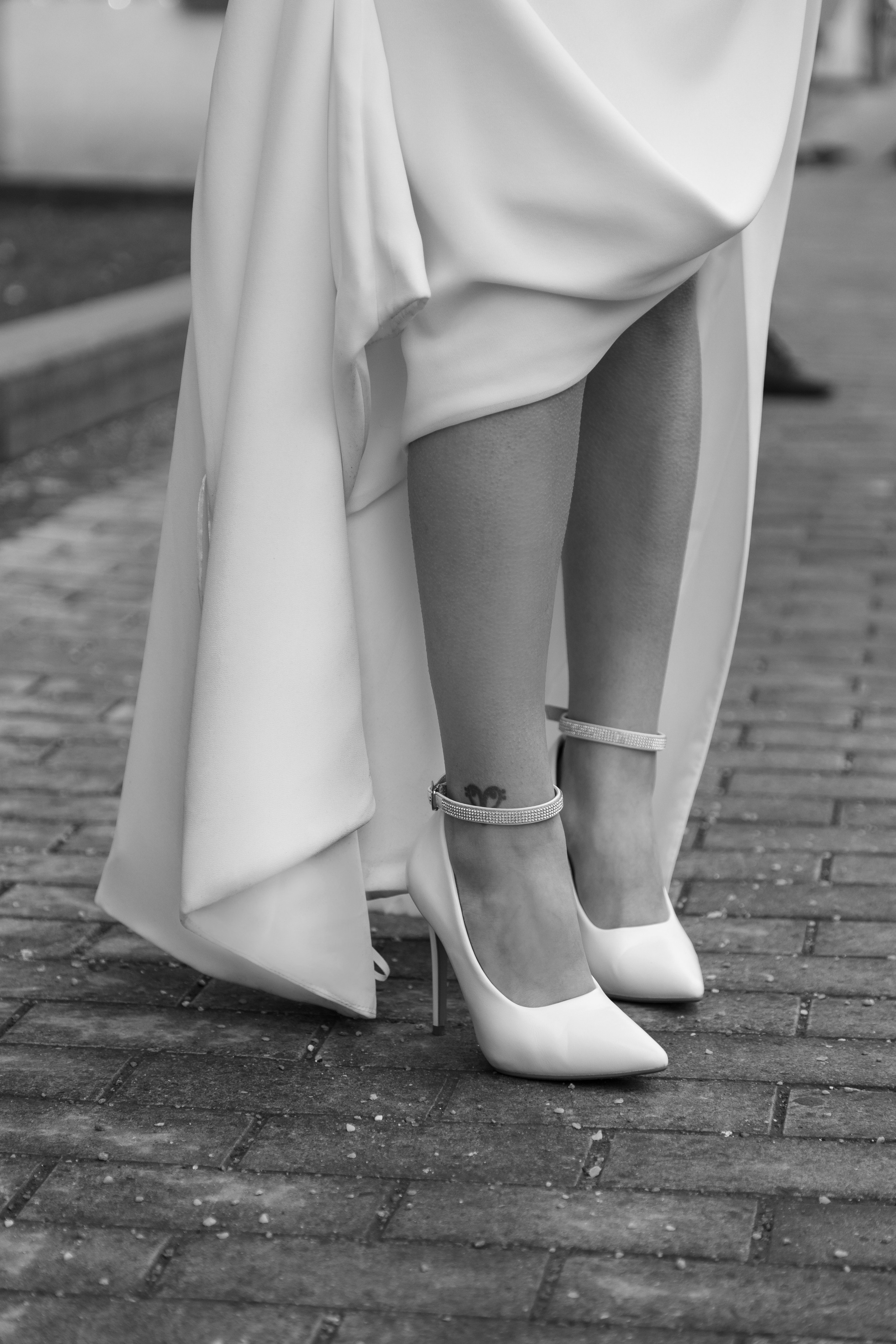 Фотосессия на свадьбе в ЧБ