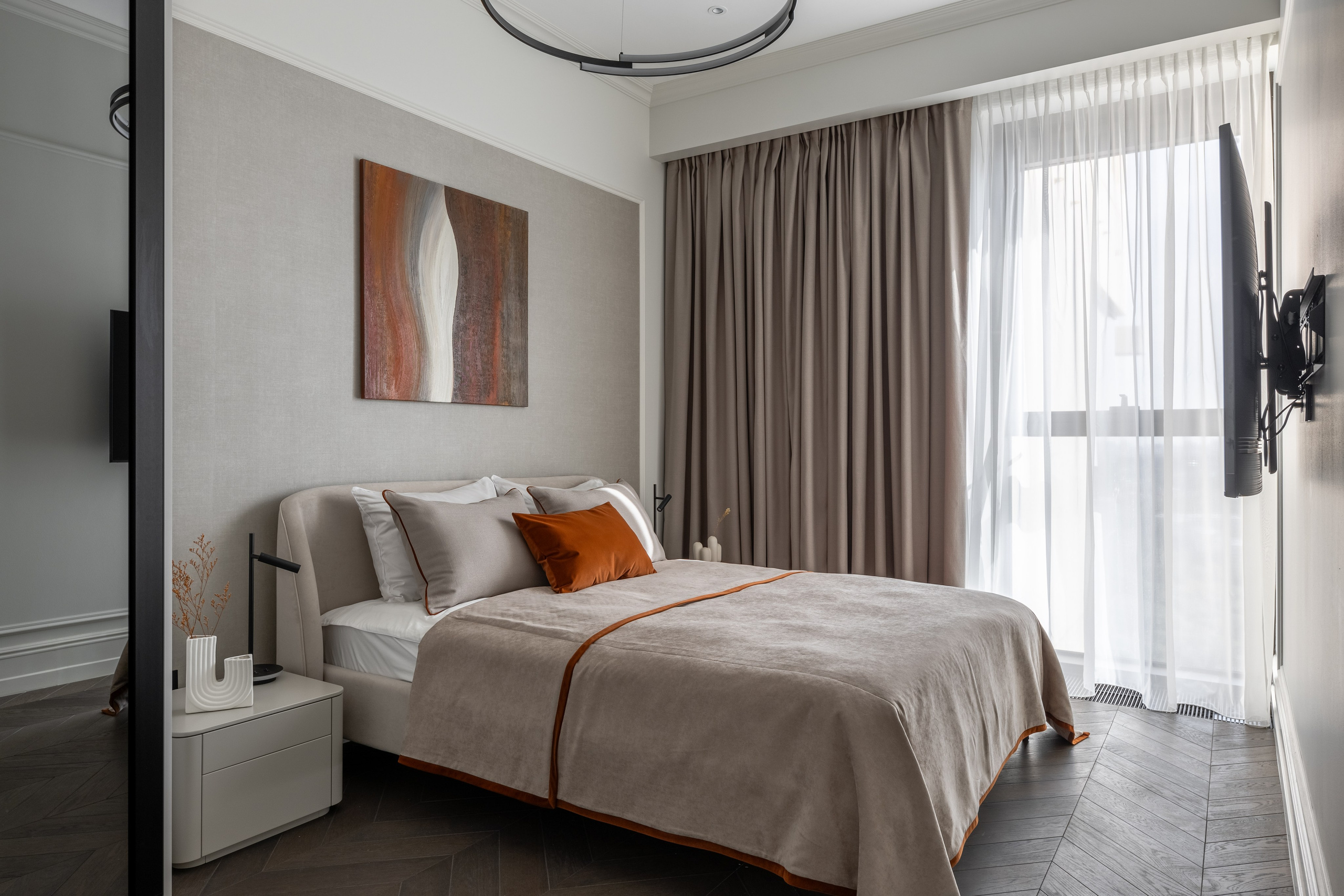 Дизайнерские апартаменты в ЖК «Поклонная 9». Veselinskiy| Интерьерный фотограф | Москва