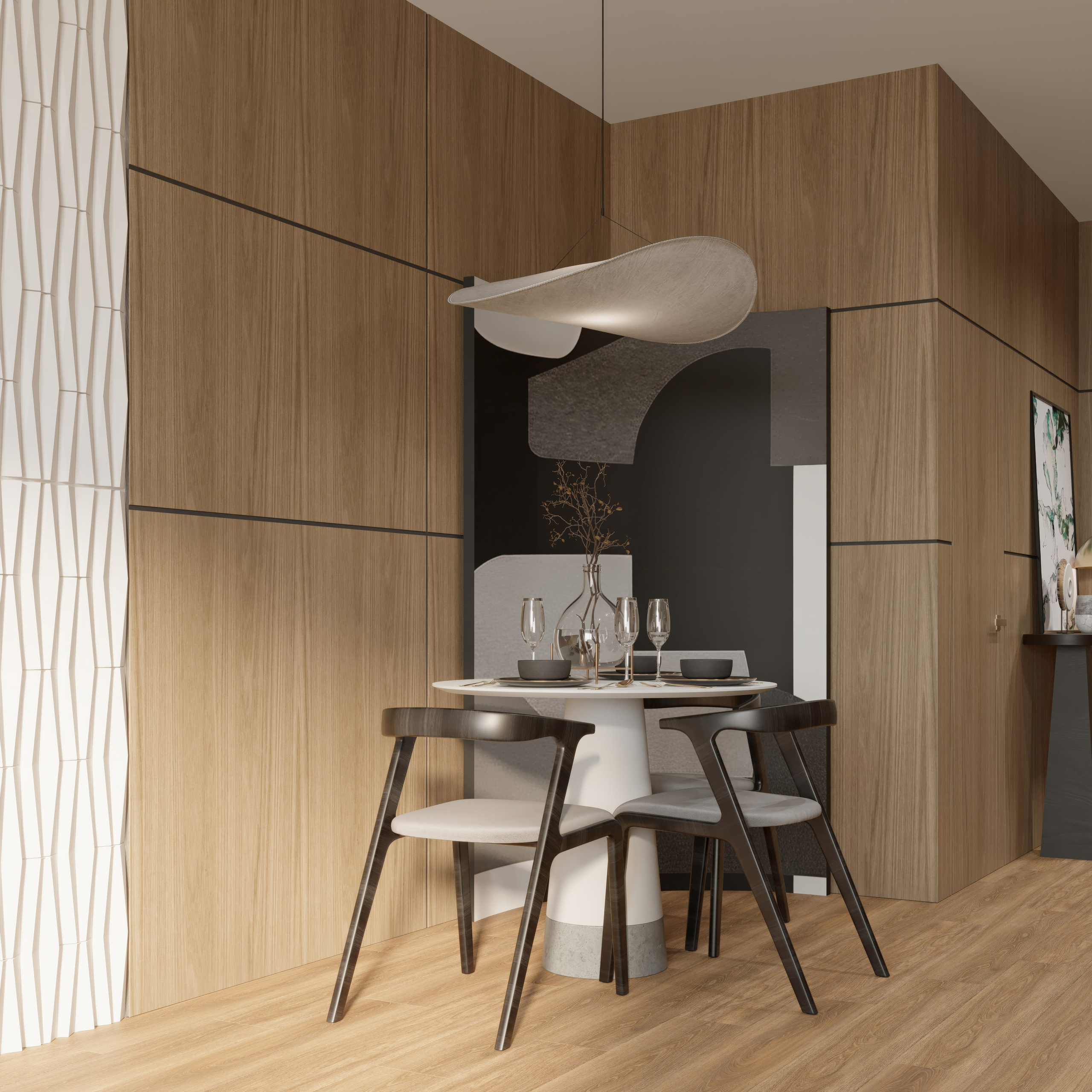 3Д визуализация и дизайн премиальной квартиры. Город Сочи.