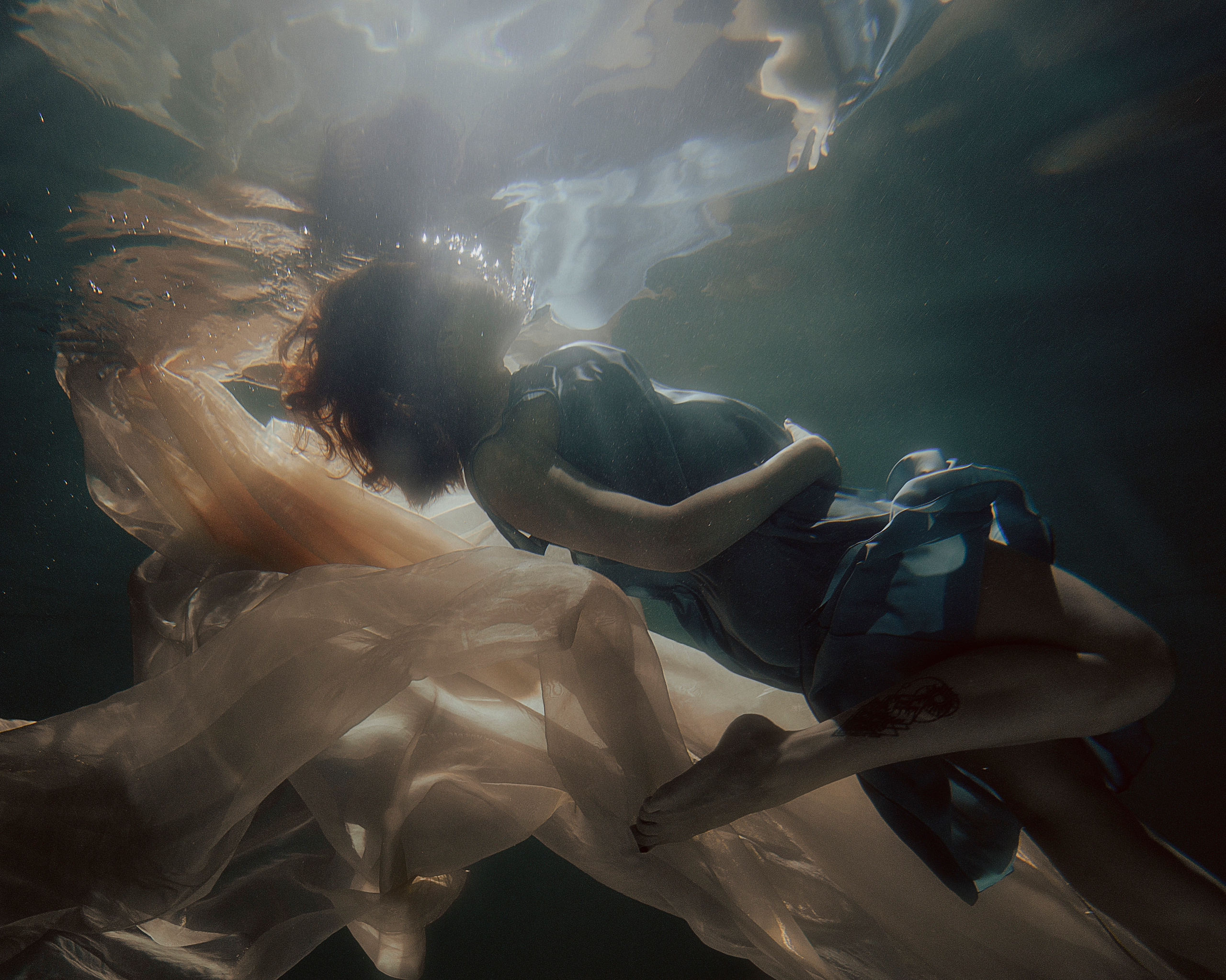 Under the water. Портретный фотограф Уфа Москва Санкт-Петербург Lulu Weightless