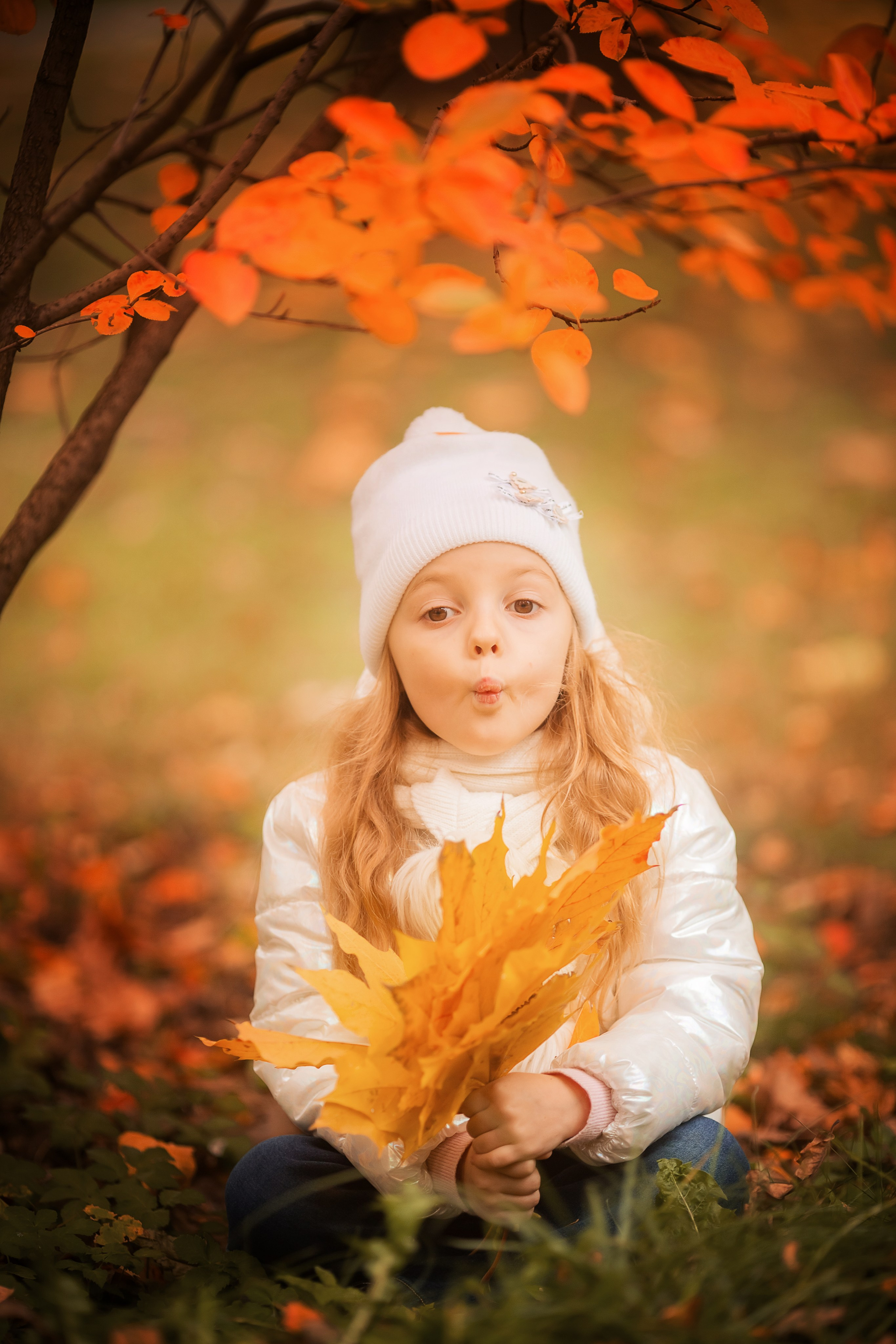 Осенняя семейная фотосессия. צלם ואמן ילדים ומשפחה