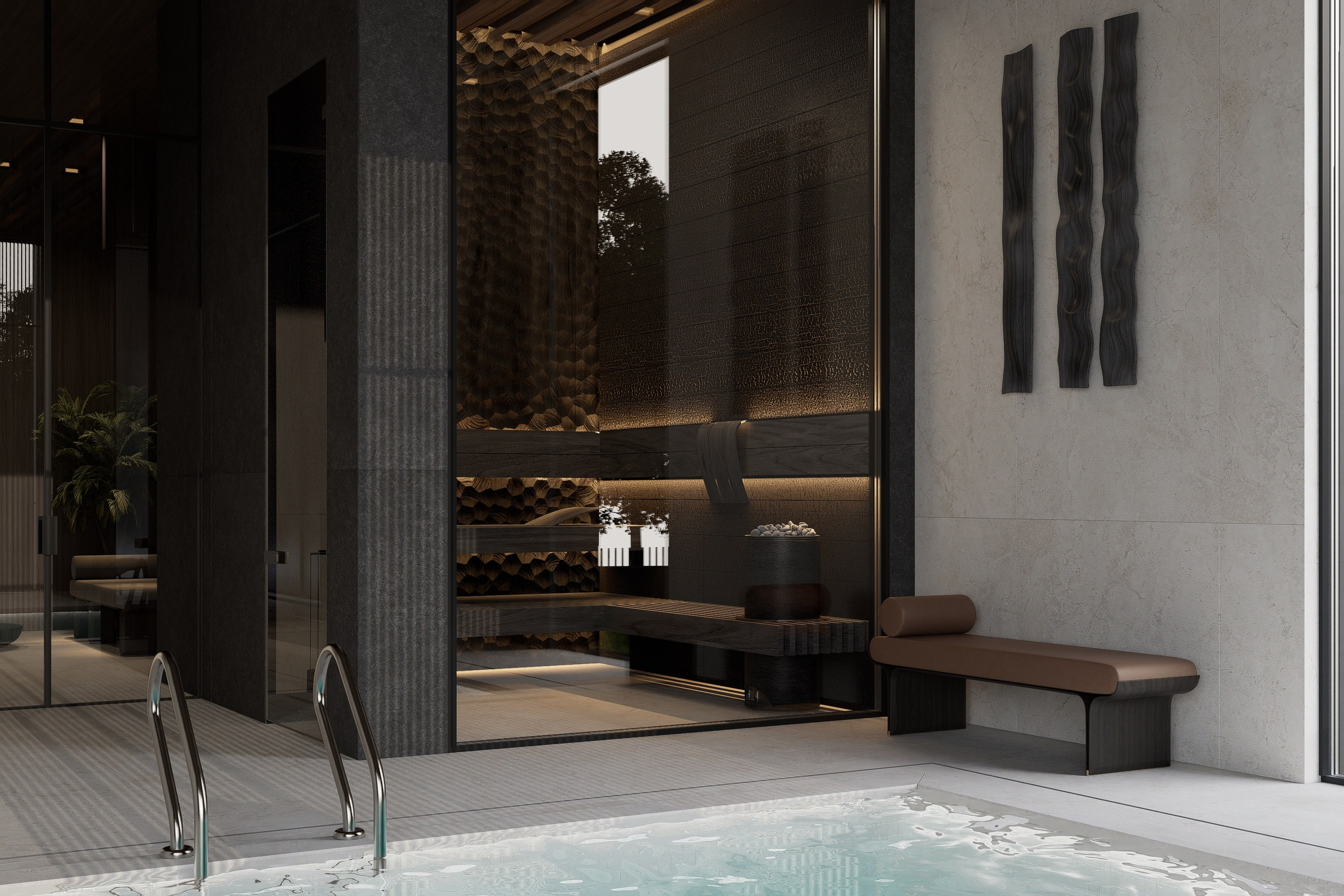 Загородный дом Благовещенск_интерьер_для сайта. Архитектурно-дизайнерское бюро ROOMS