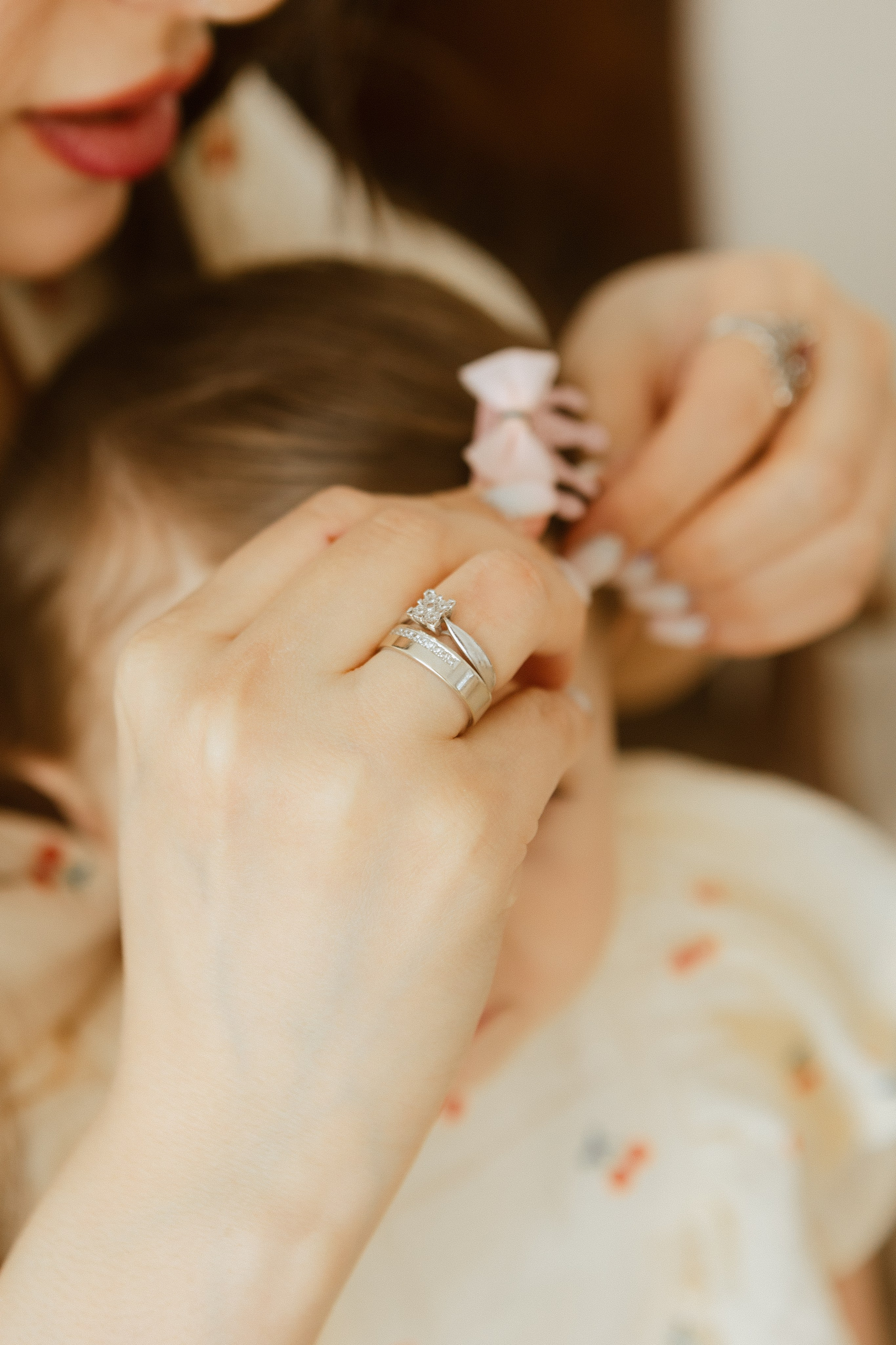 Семейная фотосессия на день рожденья девочки 1 год в студии