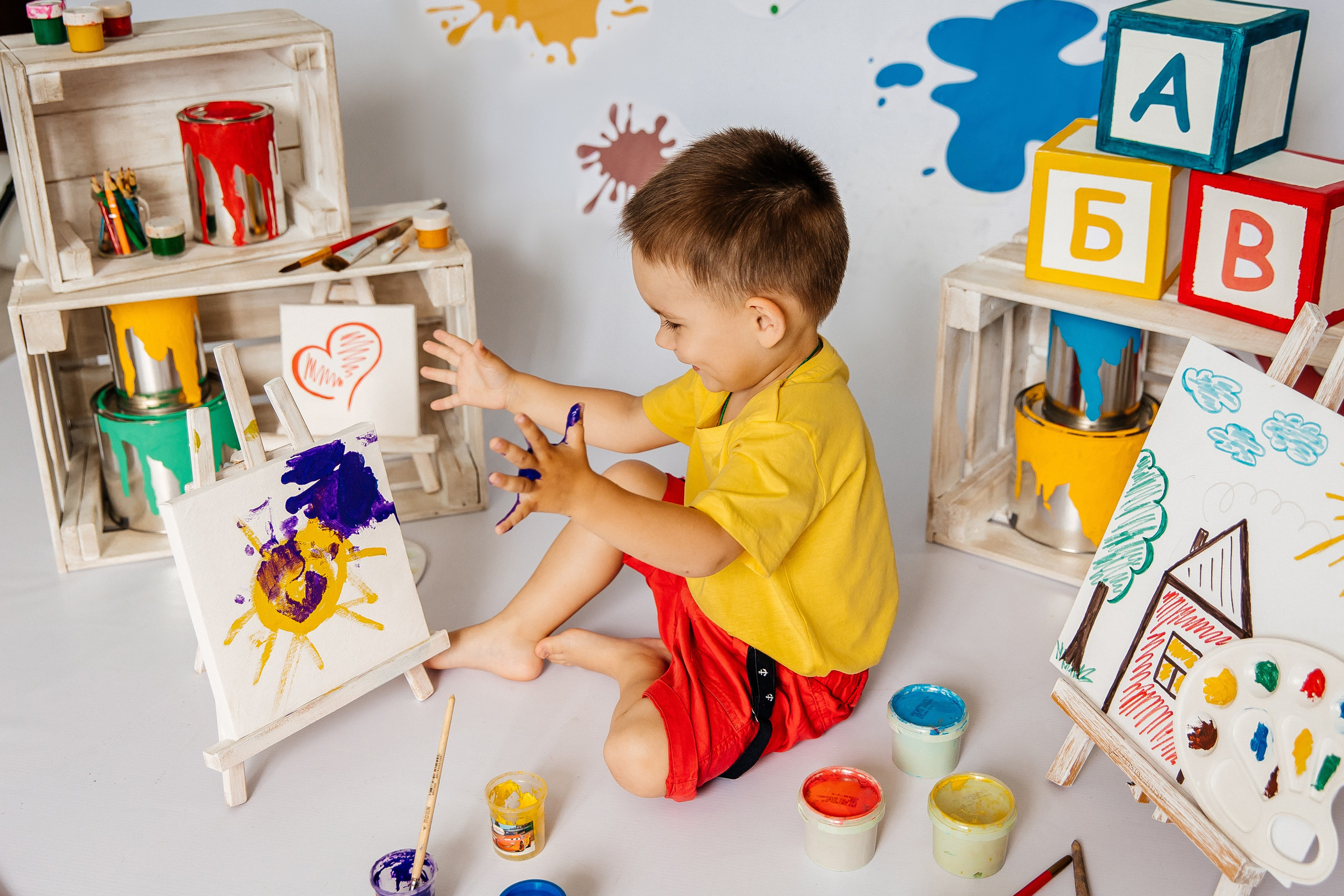 Краски. Детский фотограф, выпускные альбомы в Нижнем Новгороде Бодягина Мария