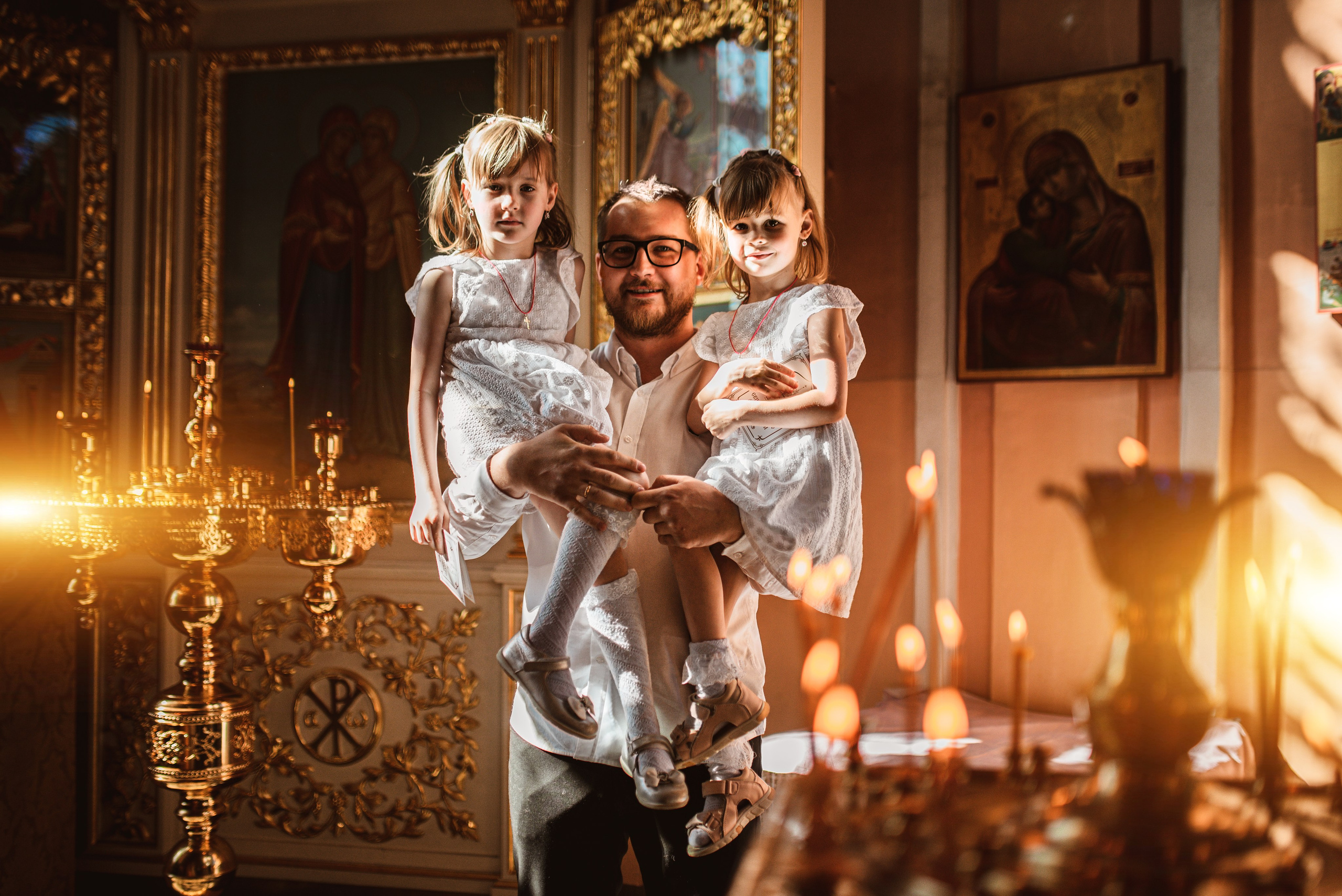 Крещение. Двойняшки. Семейный и детский фотограф в Санкт-Петербурге Светлана Юрьева