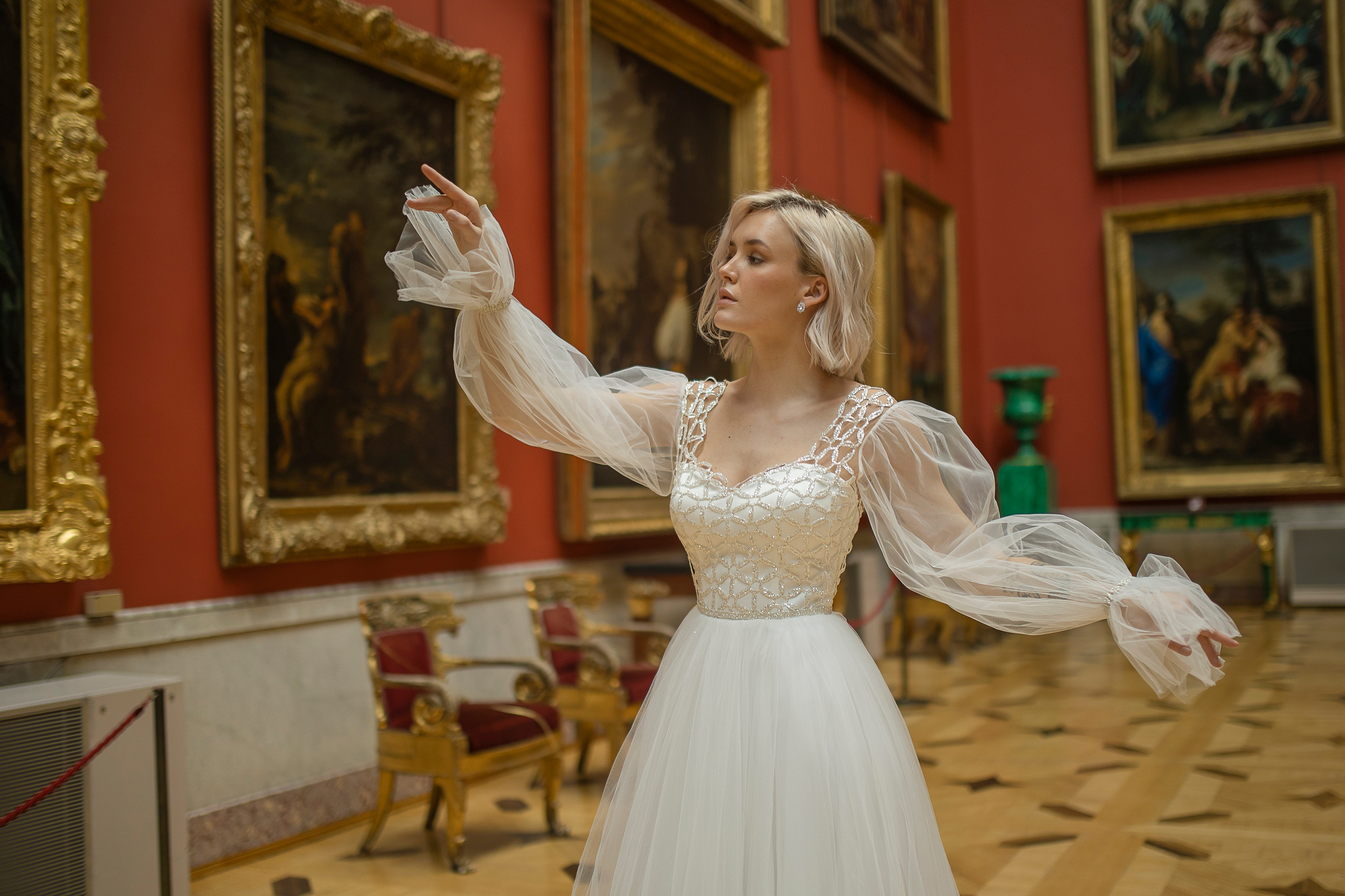 Съёмка для модного дома «Natalia Gradova»