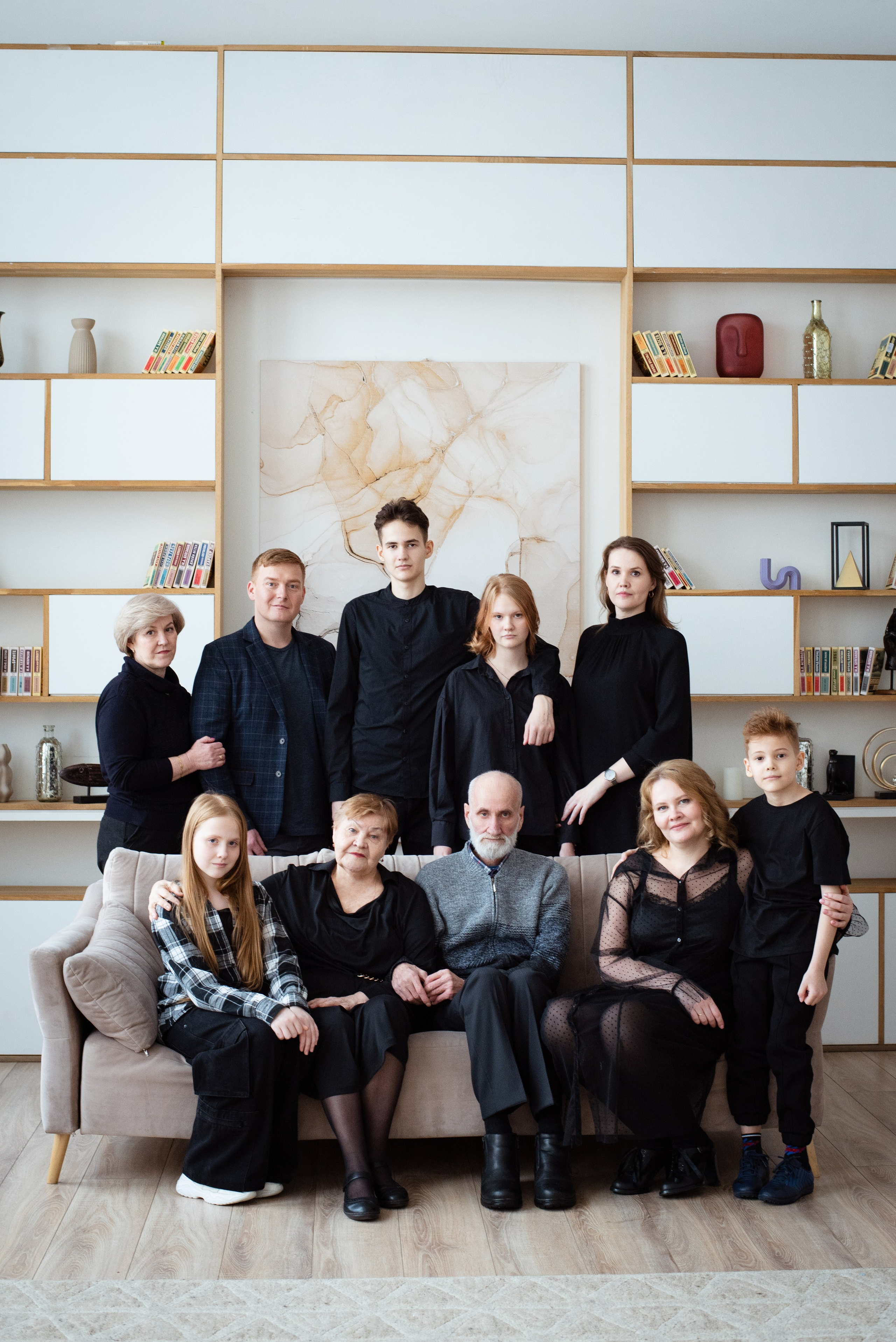 Семейная фотосессия в студии. Фотограф в Москве, Красногорске Анна Силицкая