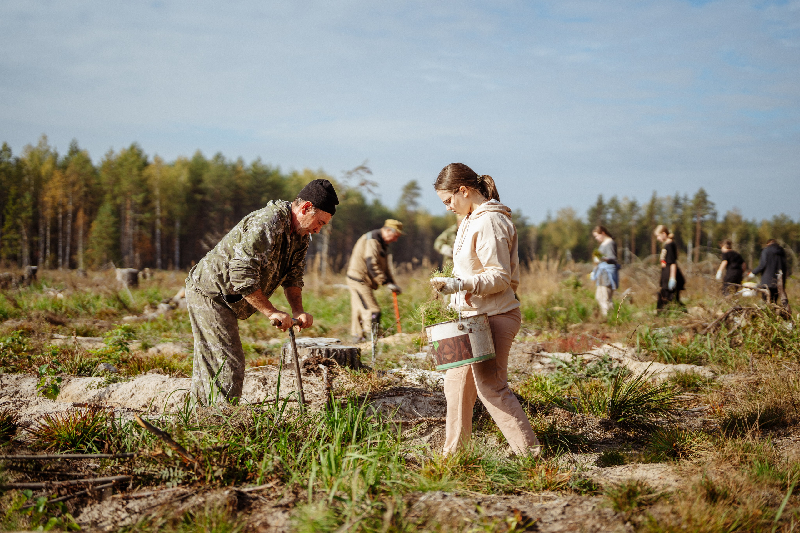 СБЕР · ЭКА · Посадка сеянцев. Владимир Вершинин, тот самый свадебный видеограф