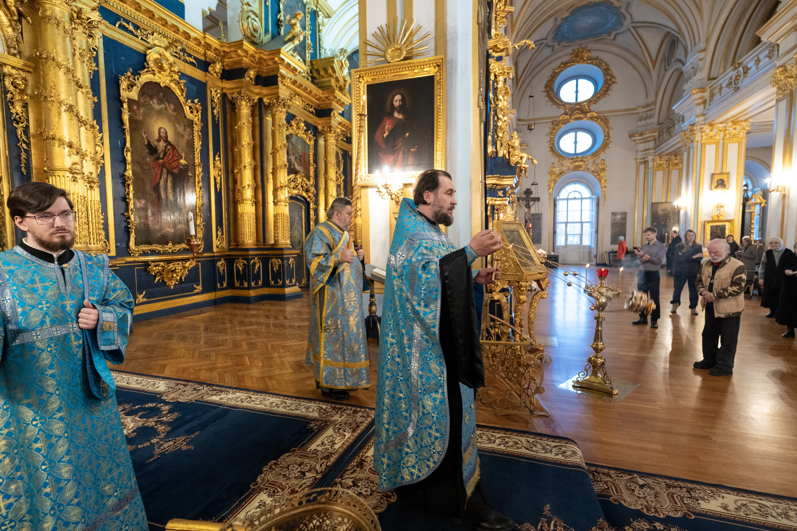 Утреня с акафистом Пресвятой Богородице. НИКОЛО-БОГОЯВЛЕНСКИЙ МОРСКОЙ СОБОР