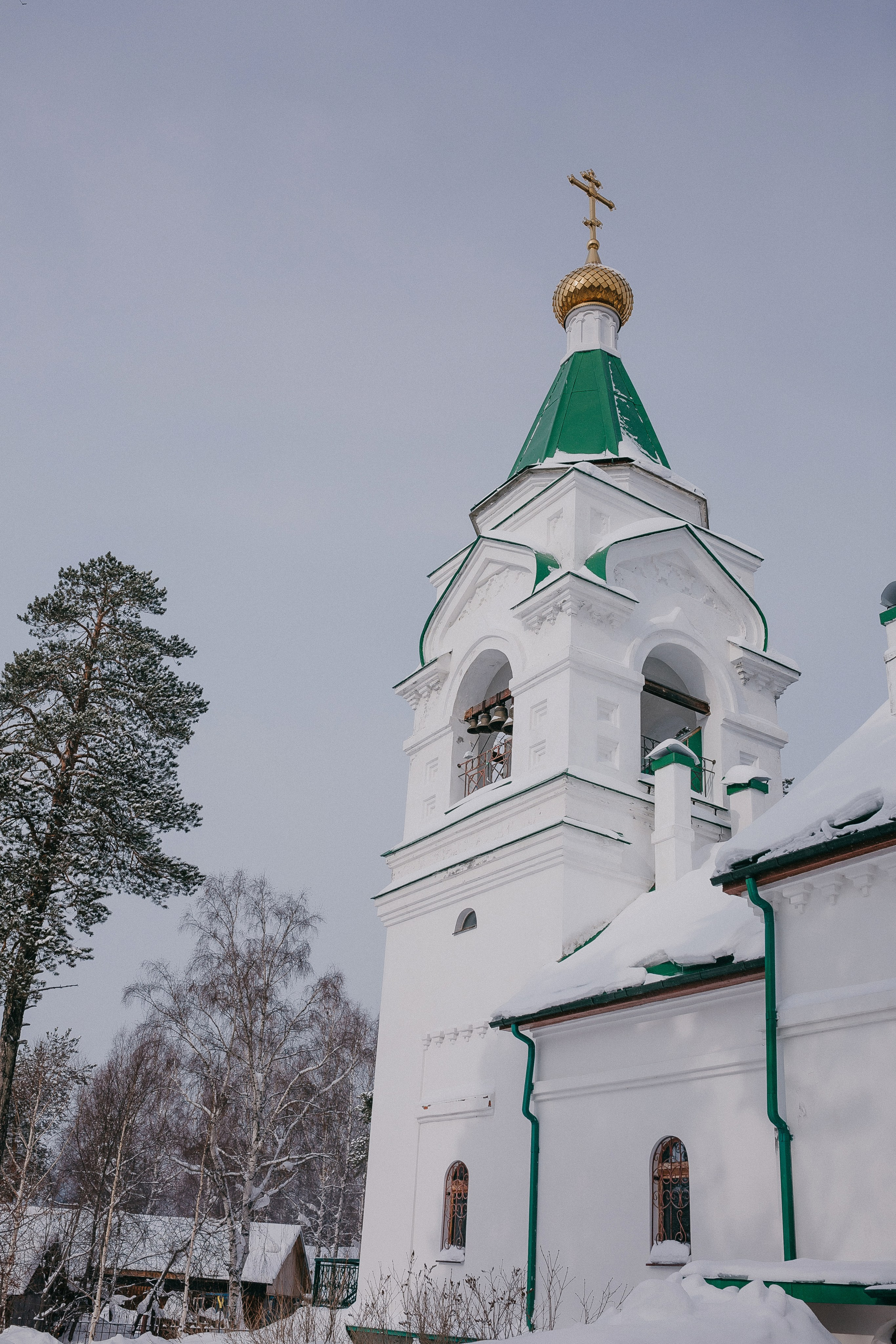 Крещение Виктории. Храм Симеона Верхотурского п.Барсово. Семейный фотограф в Сургуте