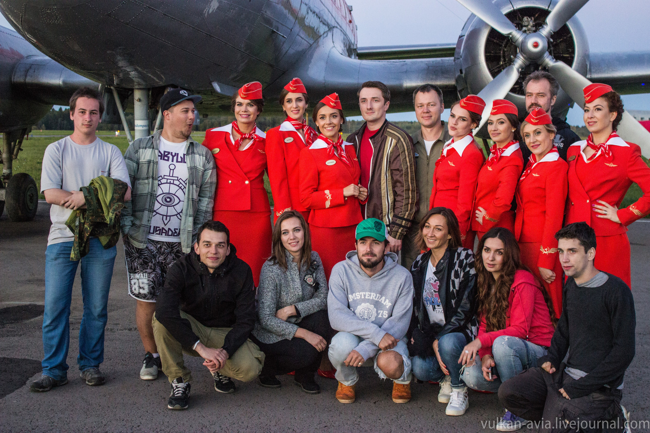 Ил-14Т «Пингвин» в съёмках клипа группы «Сопрано» (2015 г.). Авиационная техника для кино, рекламы и фотосессий