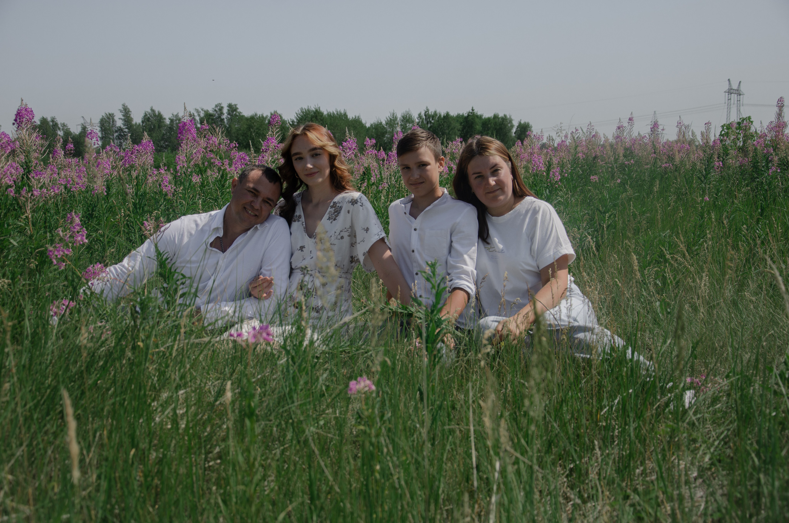 Семья Лестевых, летняя съемка. Фотограф Челябинск Ирина Ермоленко