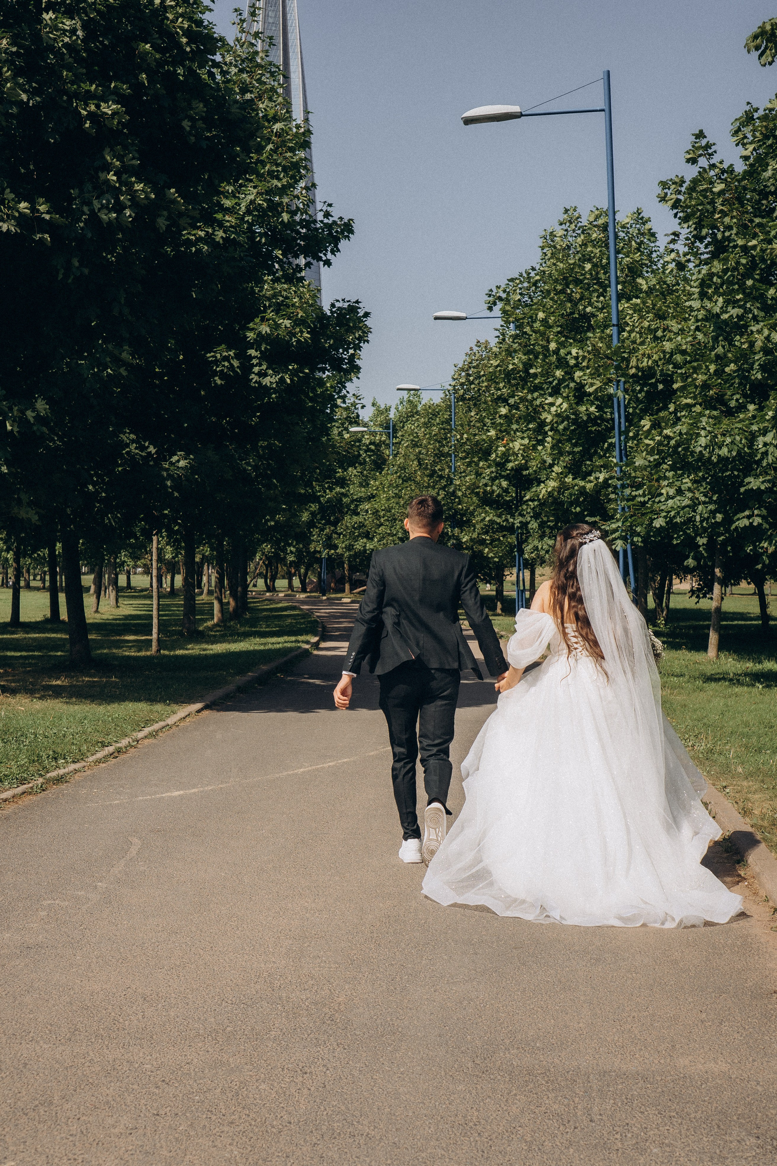 СВАДЕБНАЯ СЬЕМК В ПАРКЕ 300-ЛЕТИЯ. Профессиональный фотограф, Санкт-Петербург — Виктория Богомолова