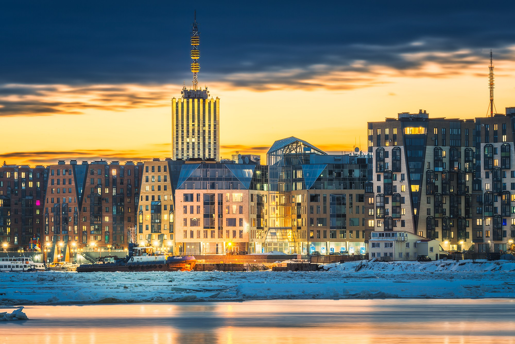 Город. Аэросъемка в Архангельске, Александр Ермолин