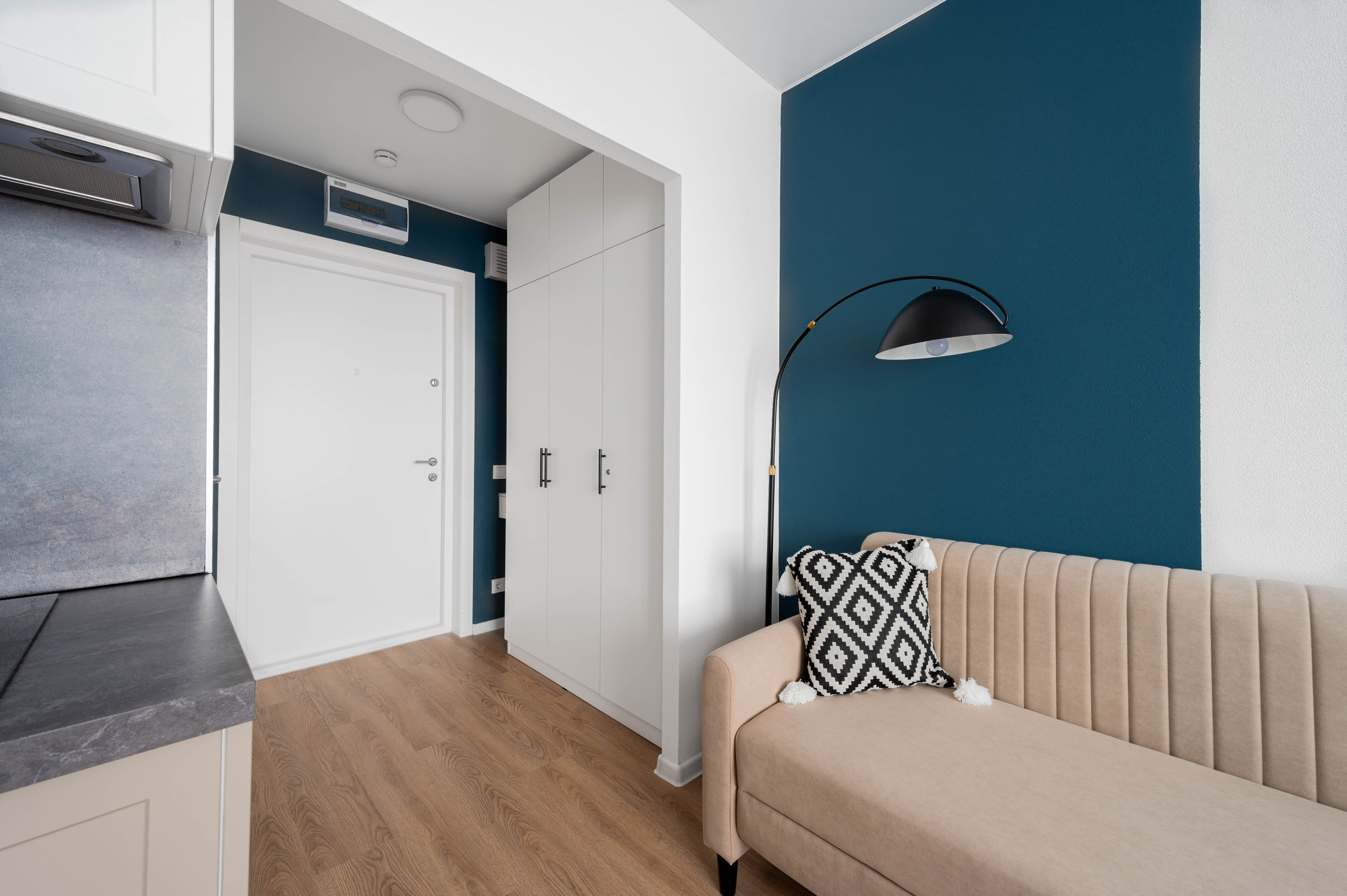 Съемка студии для посуточной аренды ЖК «Волга Парк». Интерьерный фотограф в Ярославле. Вероника Лазыкина