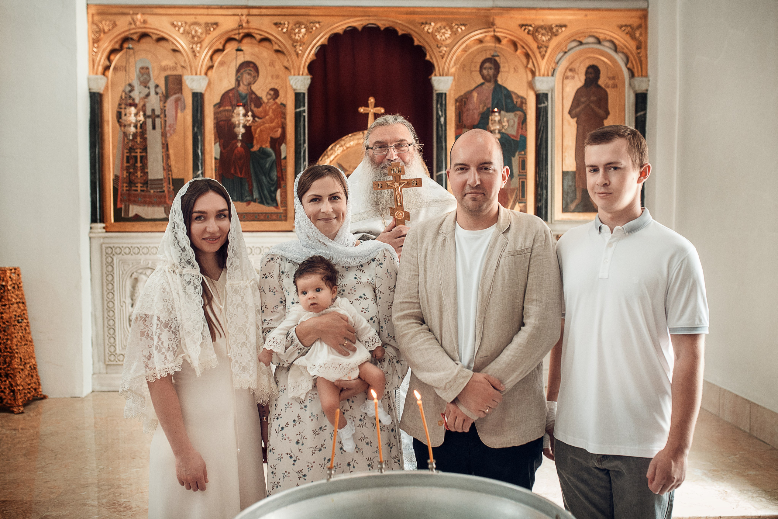 Фотосъемка крещения в Москве