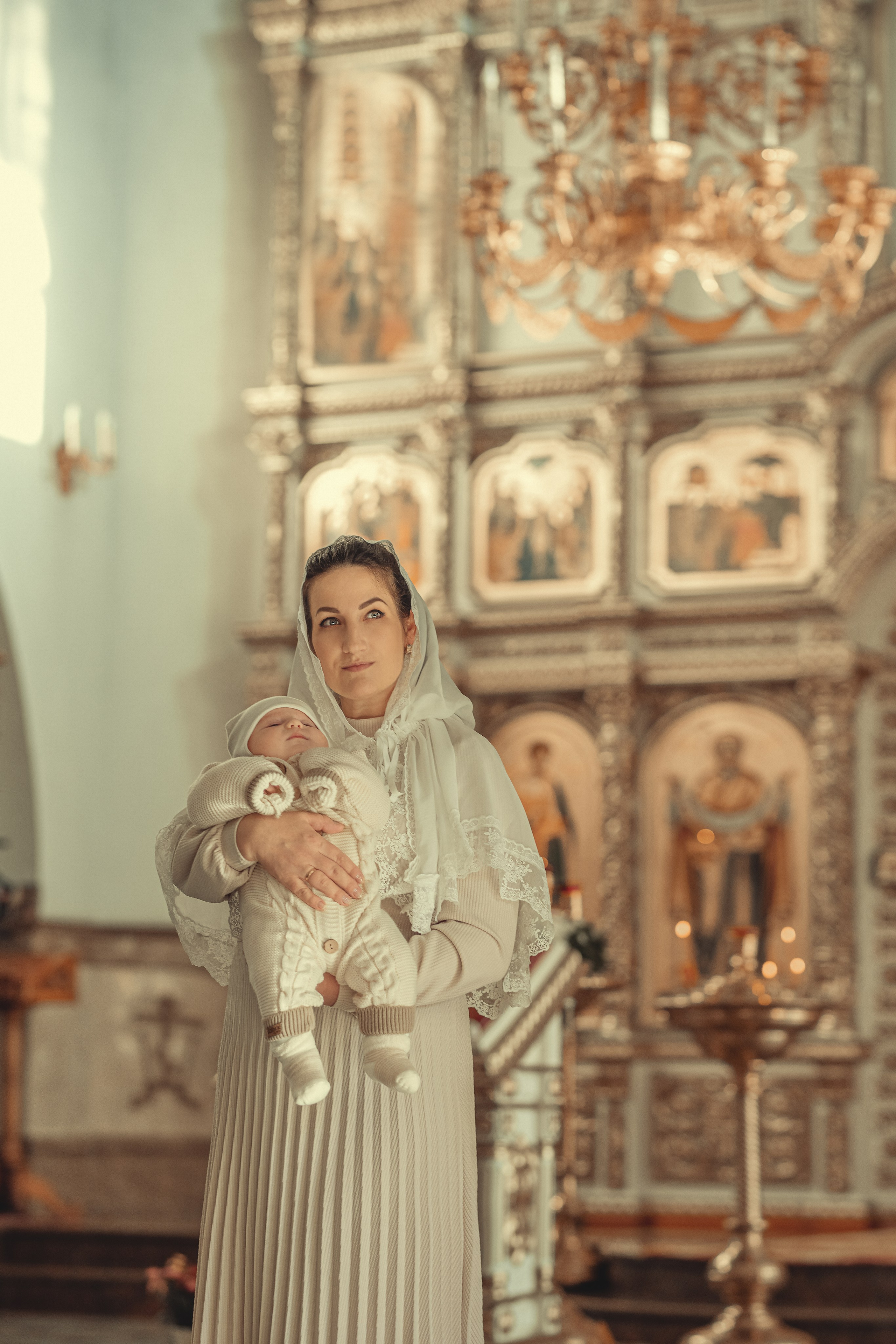 Таинство Крещения Артемия. Фотограф Таинств Крещения и Венчания в г. Курске