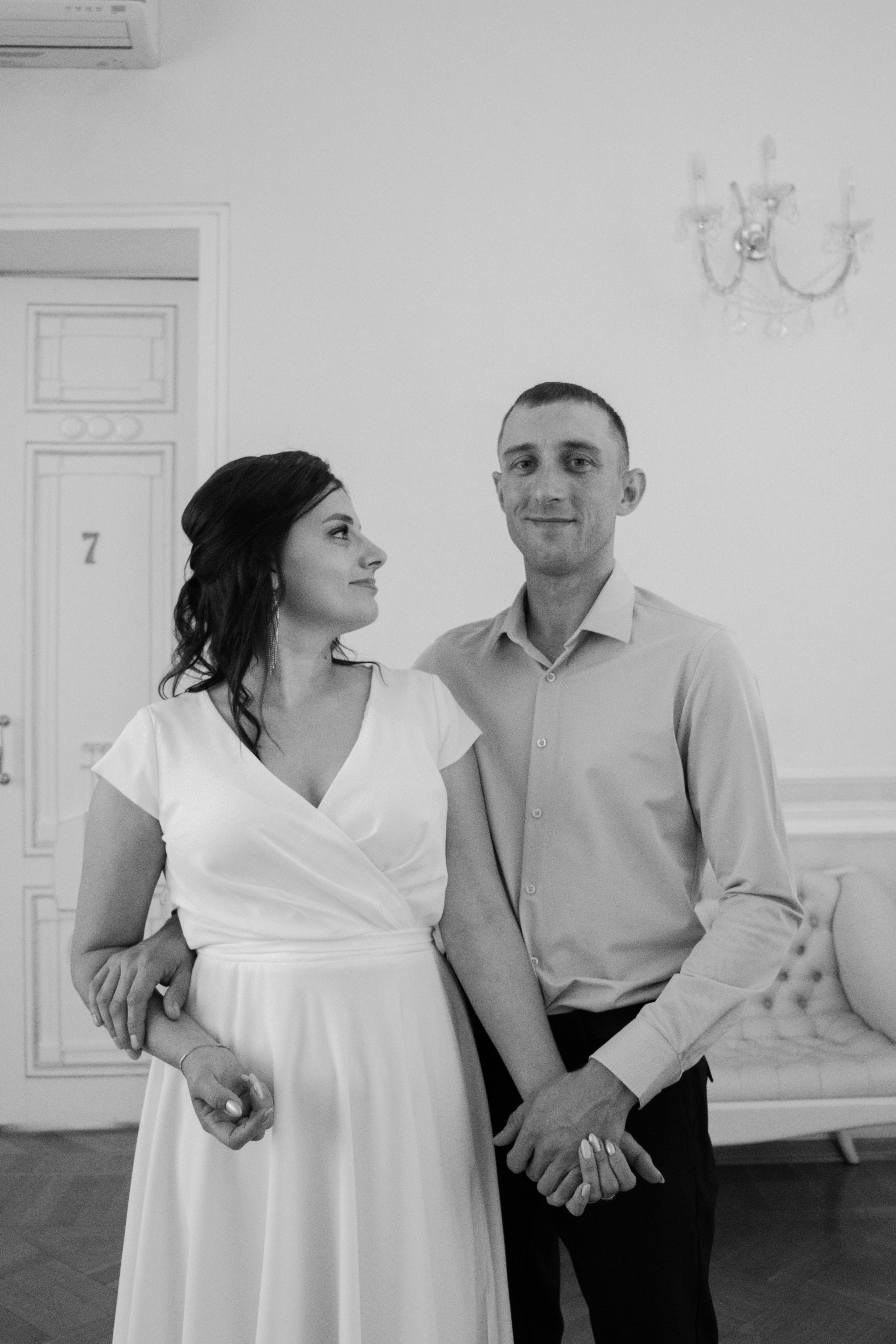 Свадебная фотосессия в ЗАГСе Дворца Бракосочетаний города Томск