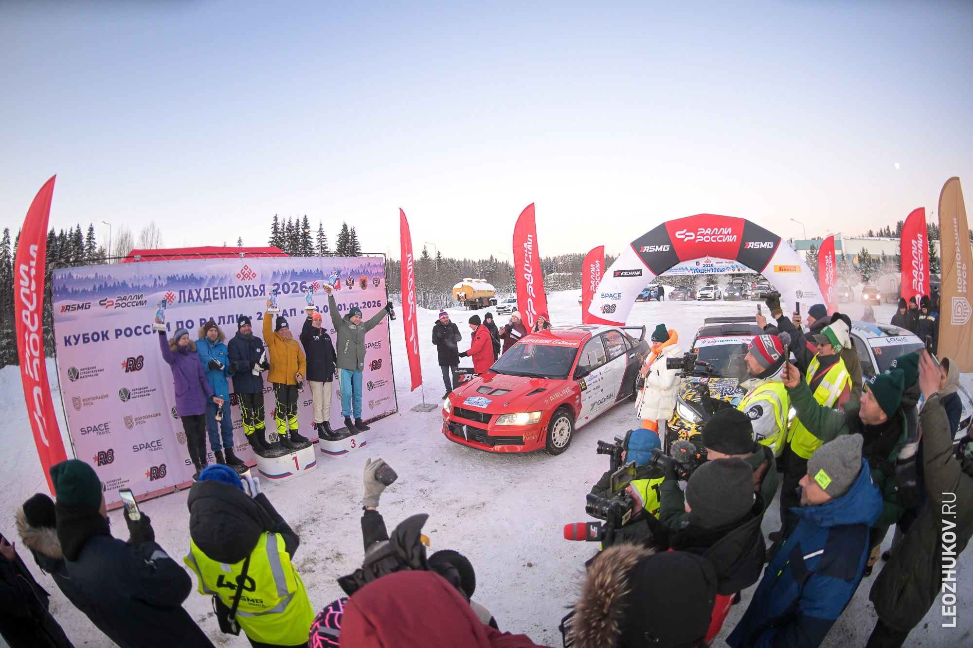 Ралли Лахденпохья 2026. Спортивный фотограф Леонид Жуков