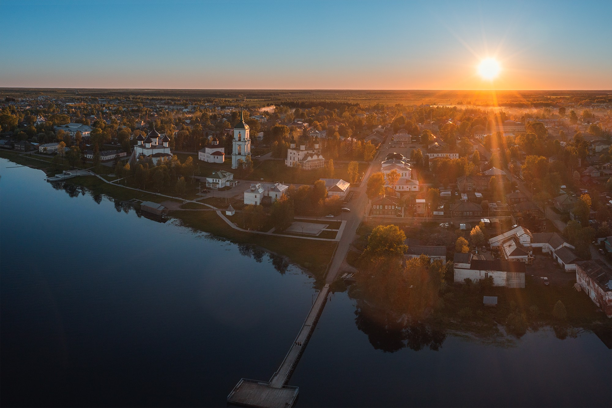 Пейзаж. Аэросъемка в Архангельске, Александр Ермолин
