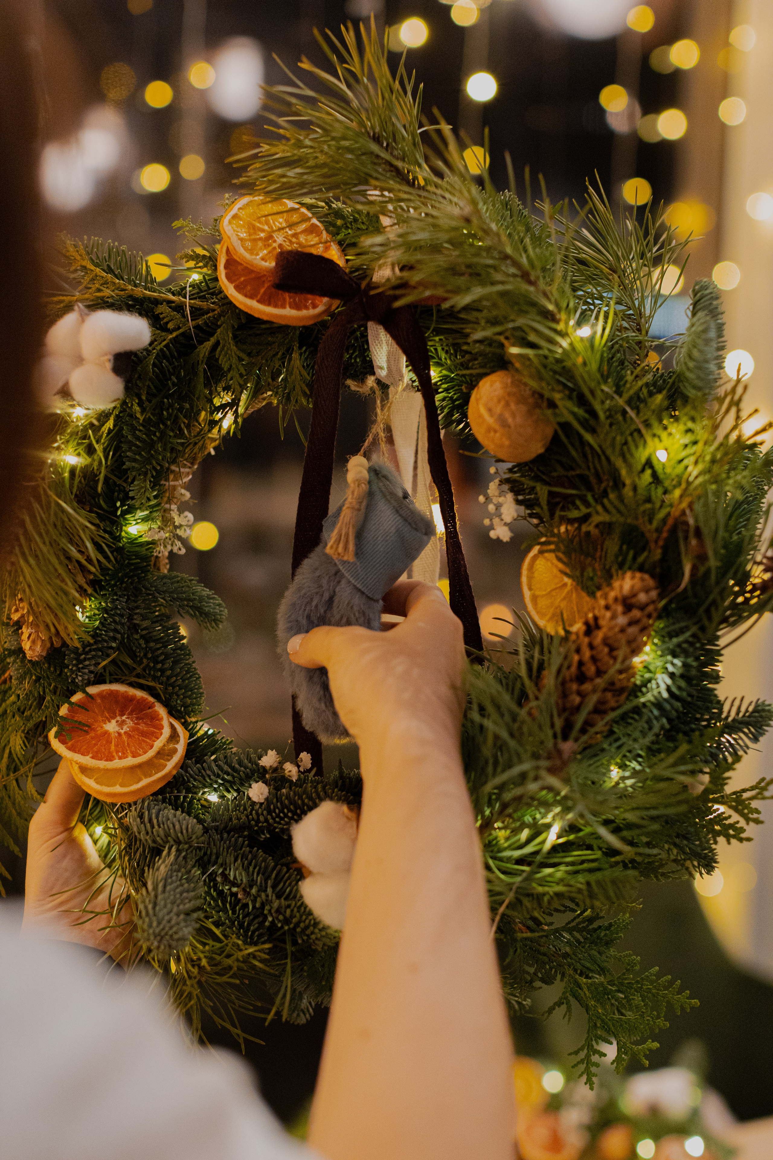 Мк Новогодний Венок. Анастасия Ракчеева Художник