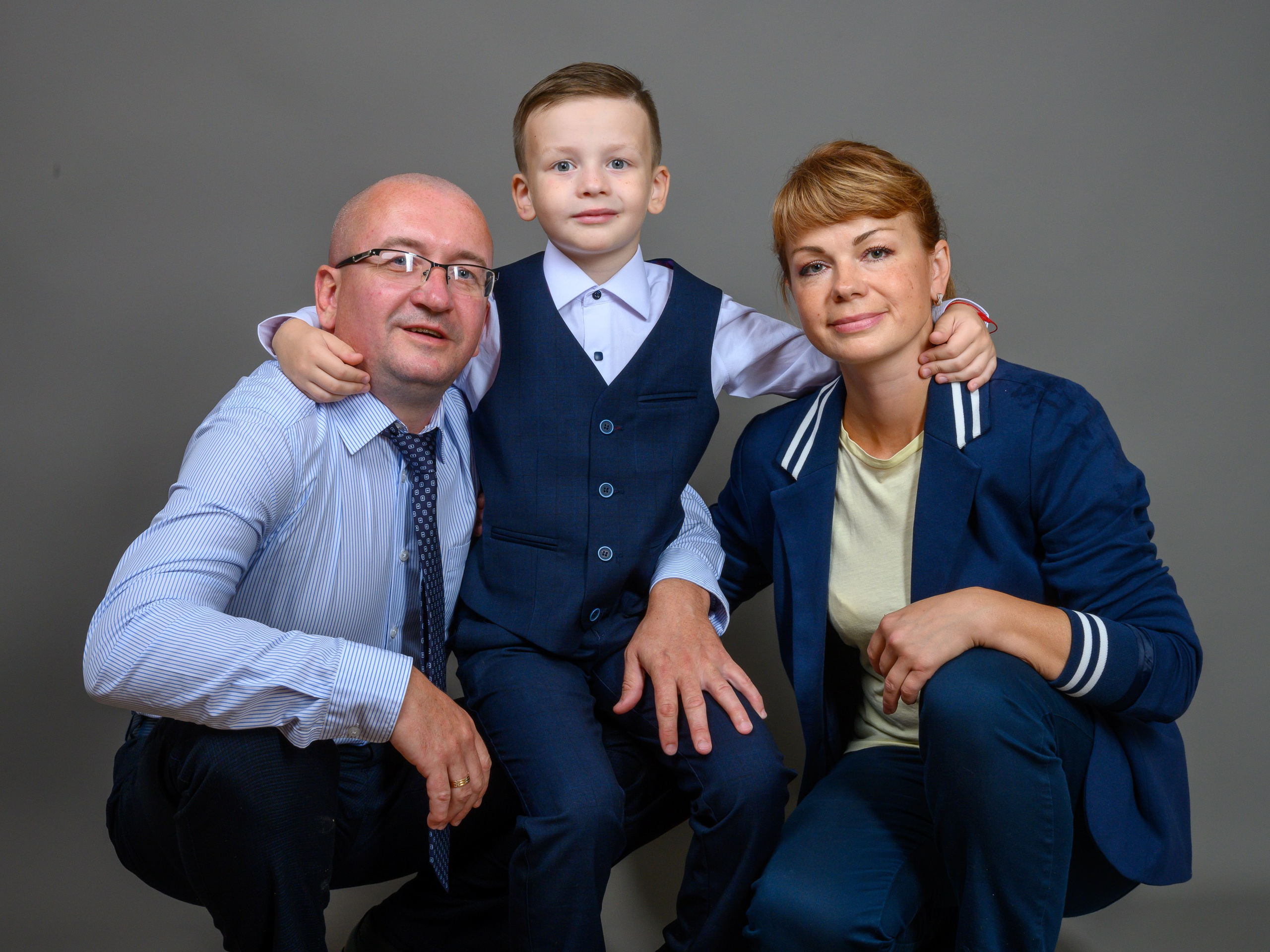 Дмитрий и Елена. Семейная фотосессия. Фотограф Андрей Зикеев, фотостудия AzArt Studio в Москве