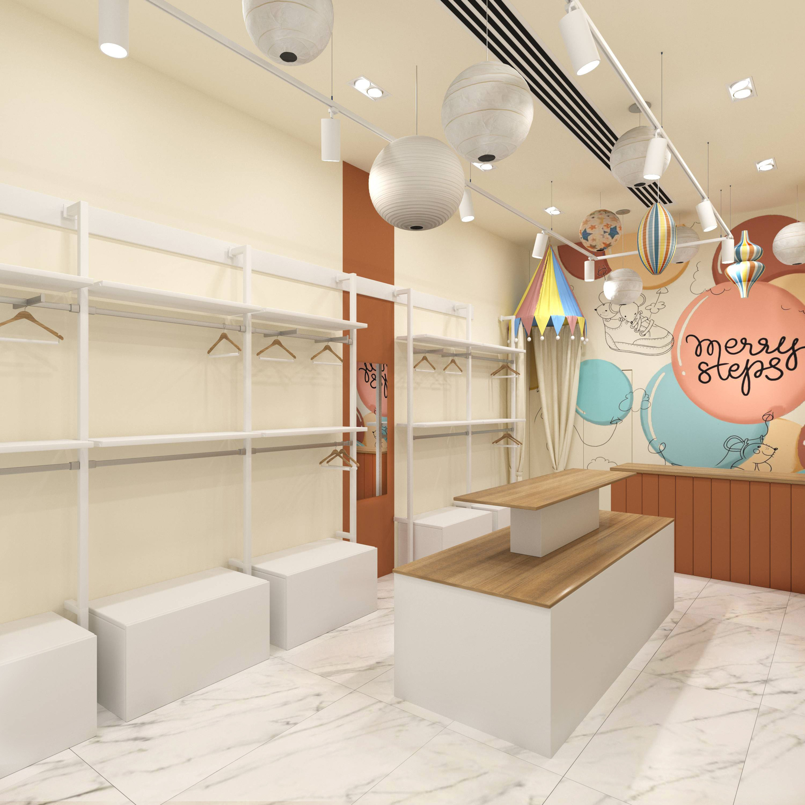 Herzliya, 7Stars Mall. Olga Goldina architectural interior design, styling and staging