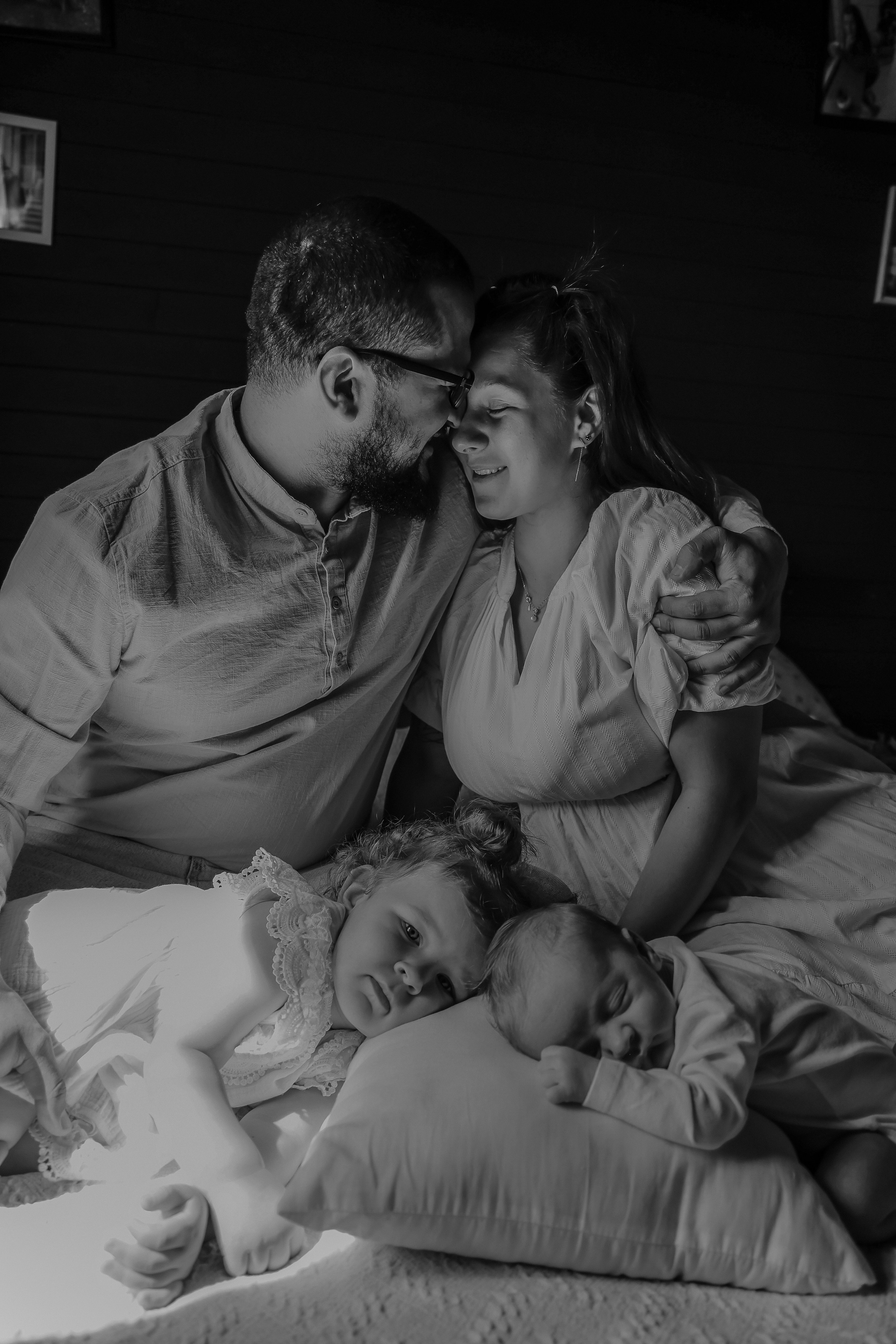 Настя Руслан София Ратмир. Фотограф новорожденных